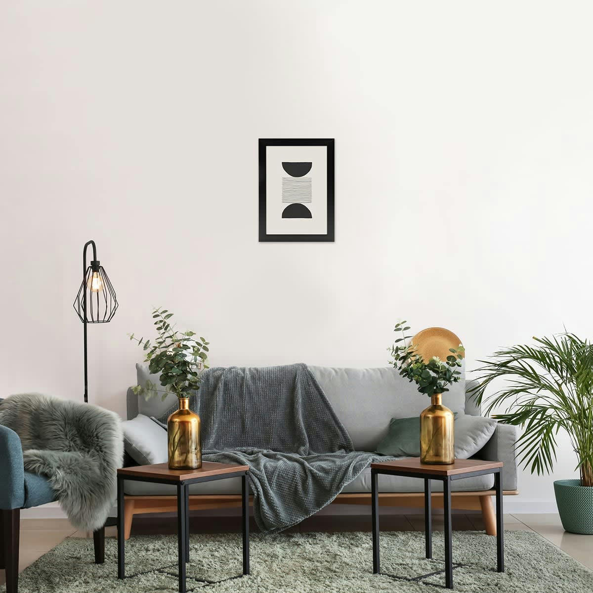 ETERNEL - Cadre photo design noir 20x30/A4 cm bois reconstitué fsc