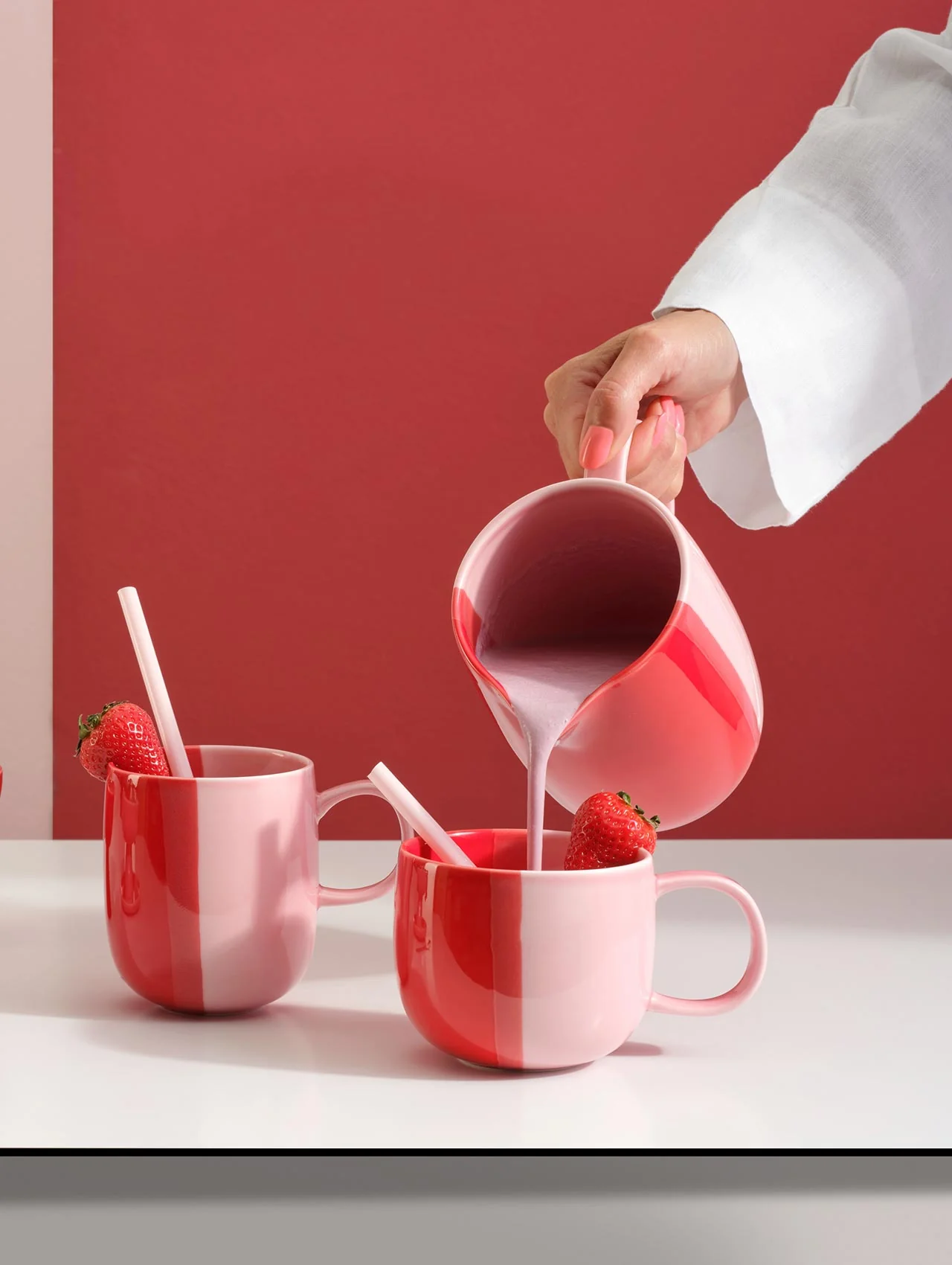 henkelbecher, strawberry smoothie