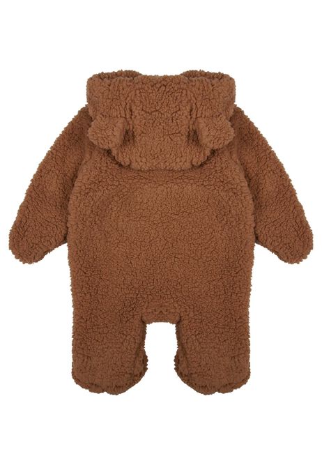 Baby Boys Brown Borg All In One Suit