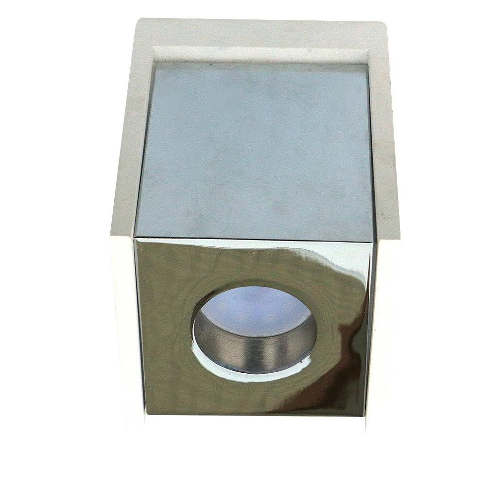 Kinkiet biały VT-860-CH 1xGU10x25W wym:10x10x13cm IP20 V-TAC