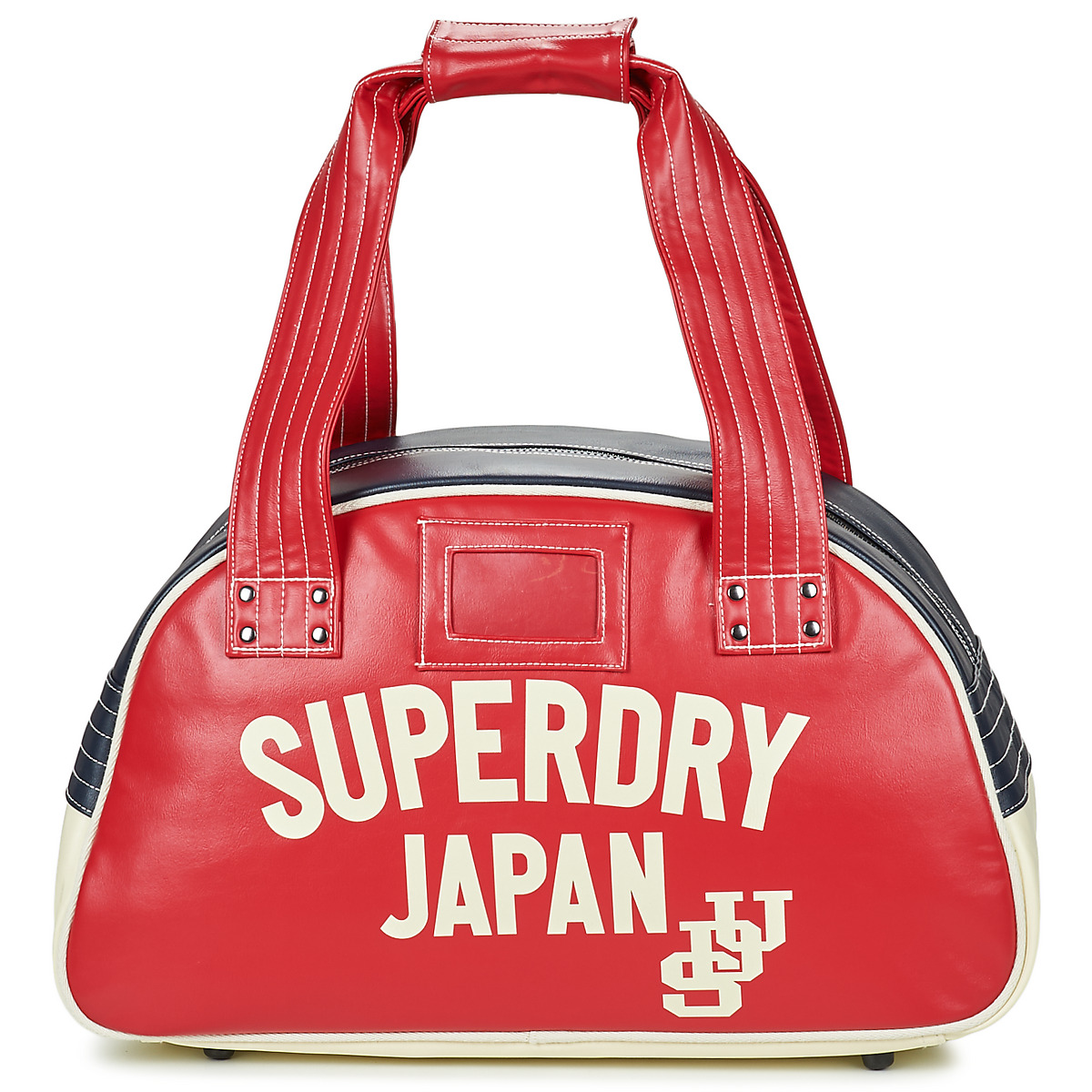 Superdry - RETRO ALUMNI BOWLING BAG - Red / Eclipse / Navy / Cream