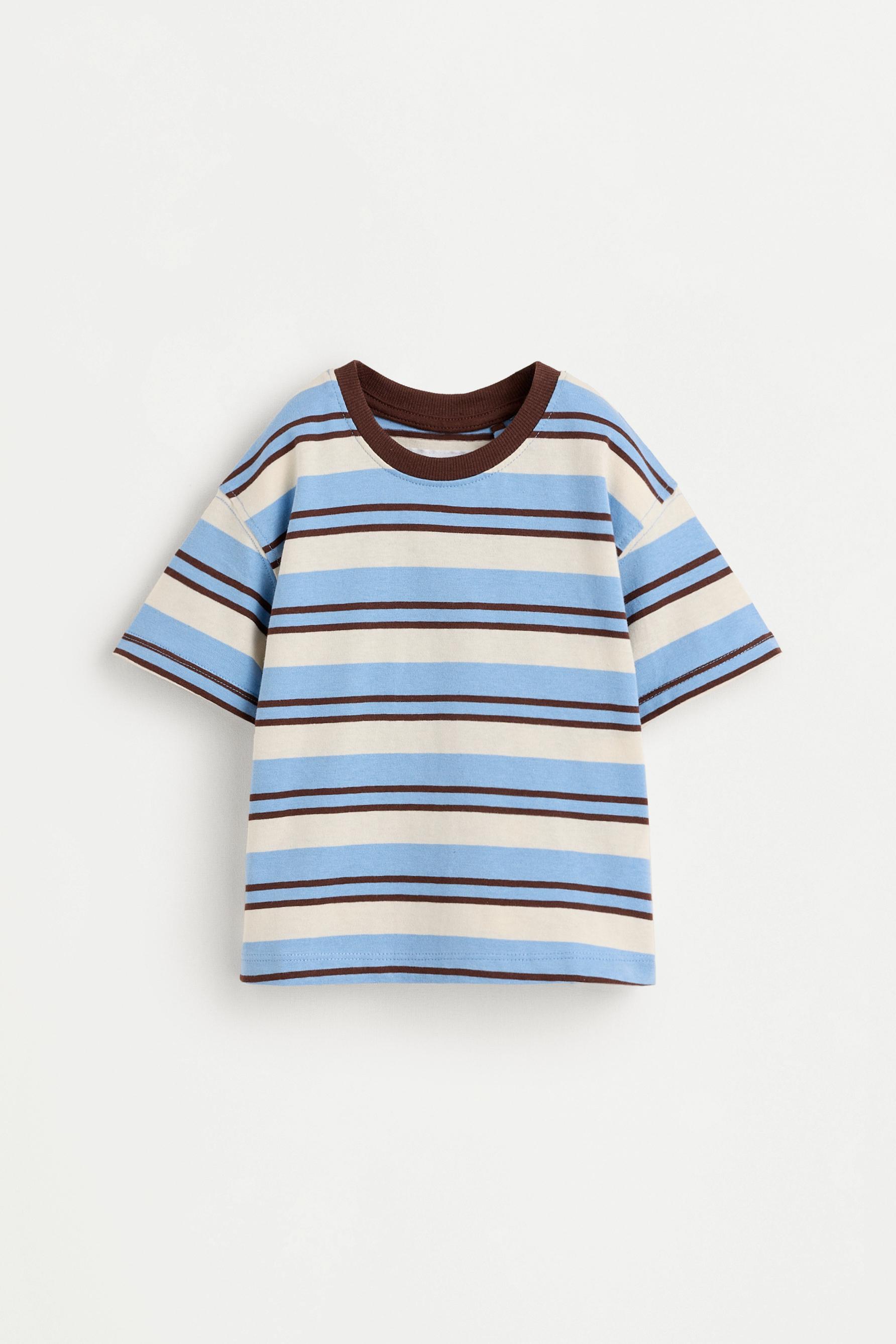 Bebé Niño | Camiseta rayas marrones