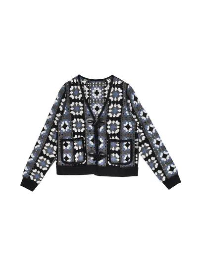 Granny Square Crochet Cardigan - 25WDJ254M