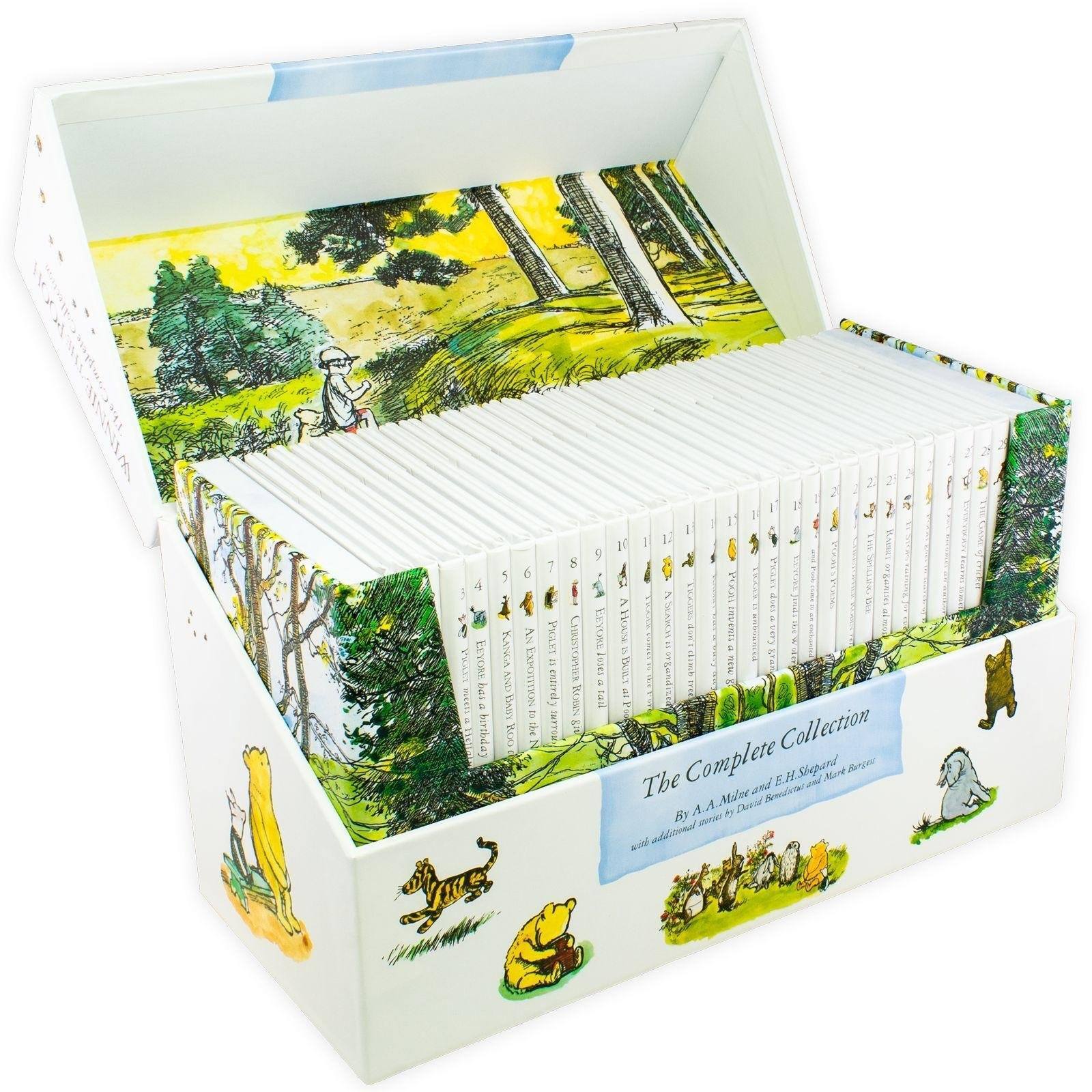 Winnie the Pooh Complete Collection 30 Books Box Set by A. A. Milne - Ages 3+ - Hardback