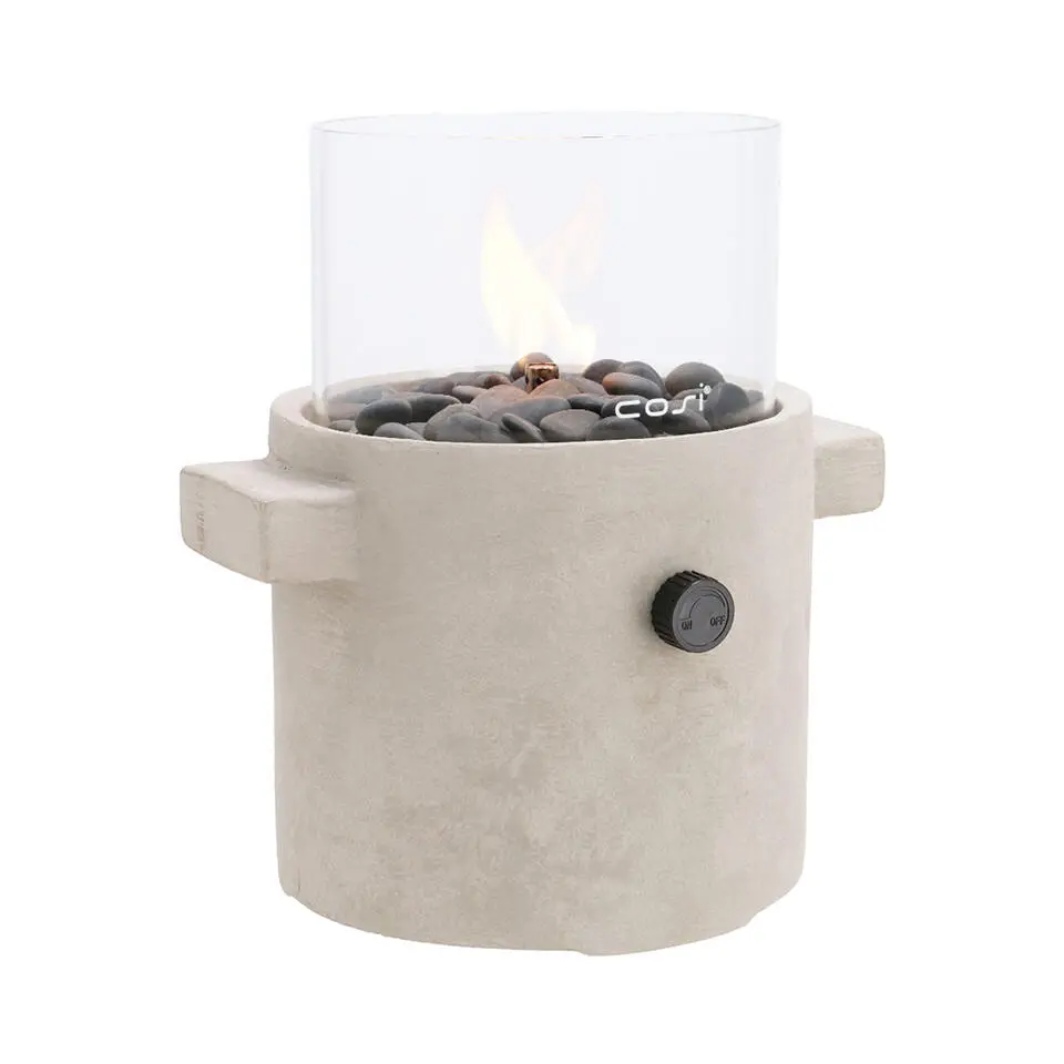 Cosi Fires Cosiscoop Craft gaslantaarn - licht grijs