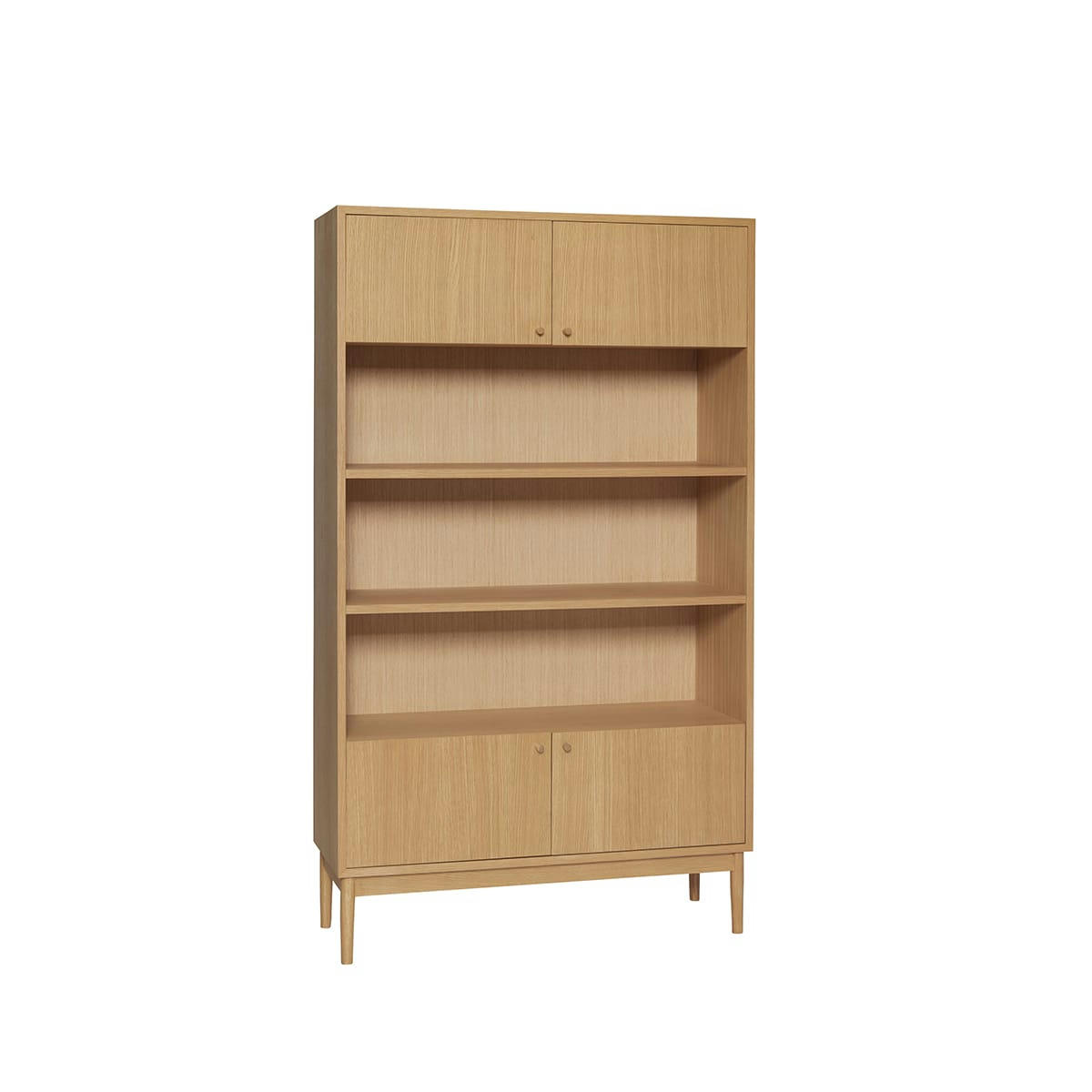 PRIME - Étagère en placage de chêne et bois de chêne naturel