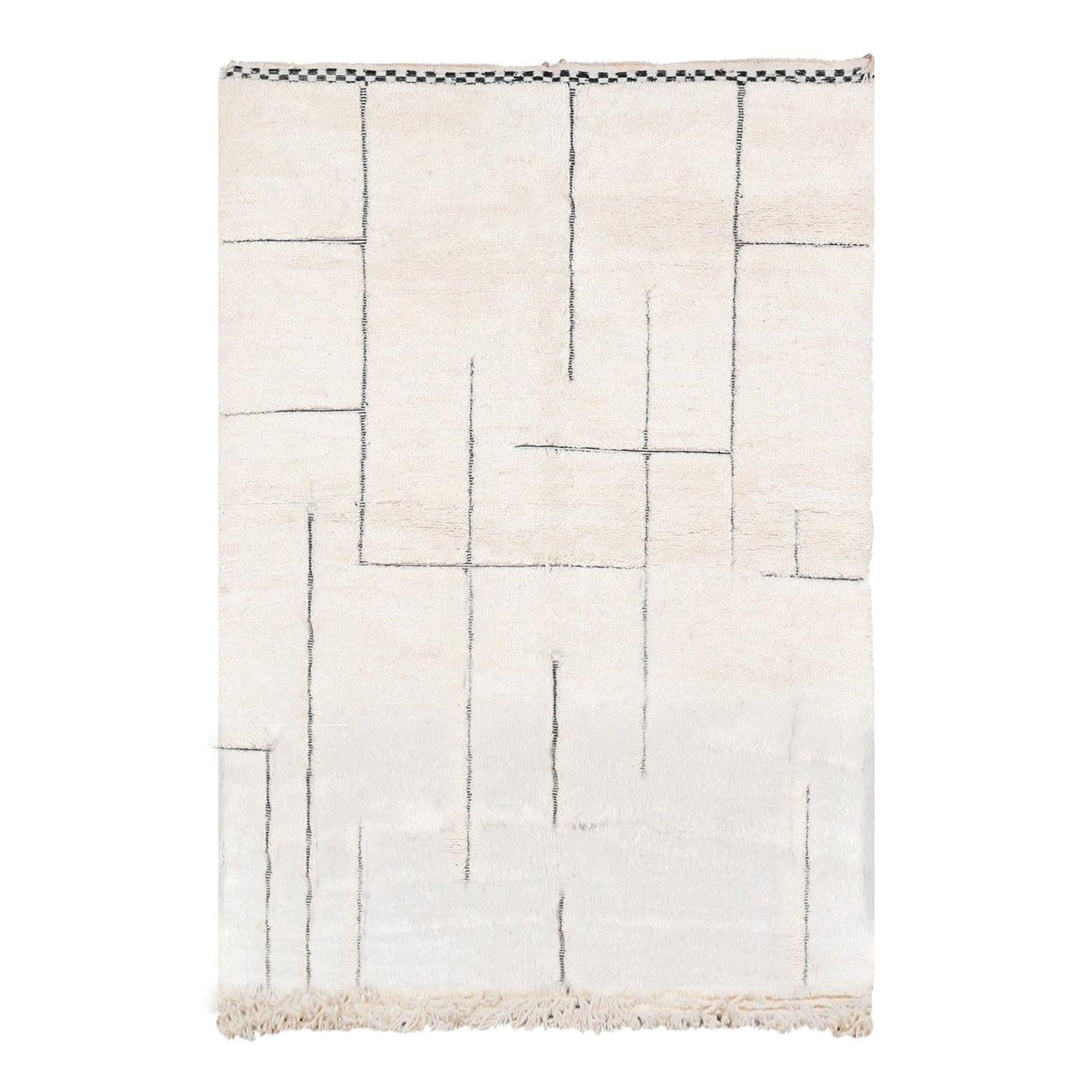 AFK Living vloerkleed Berber - handgemaakt - Wol - 80 cm x 240 cm