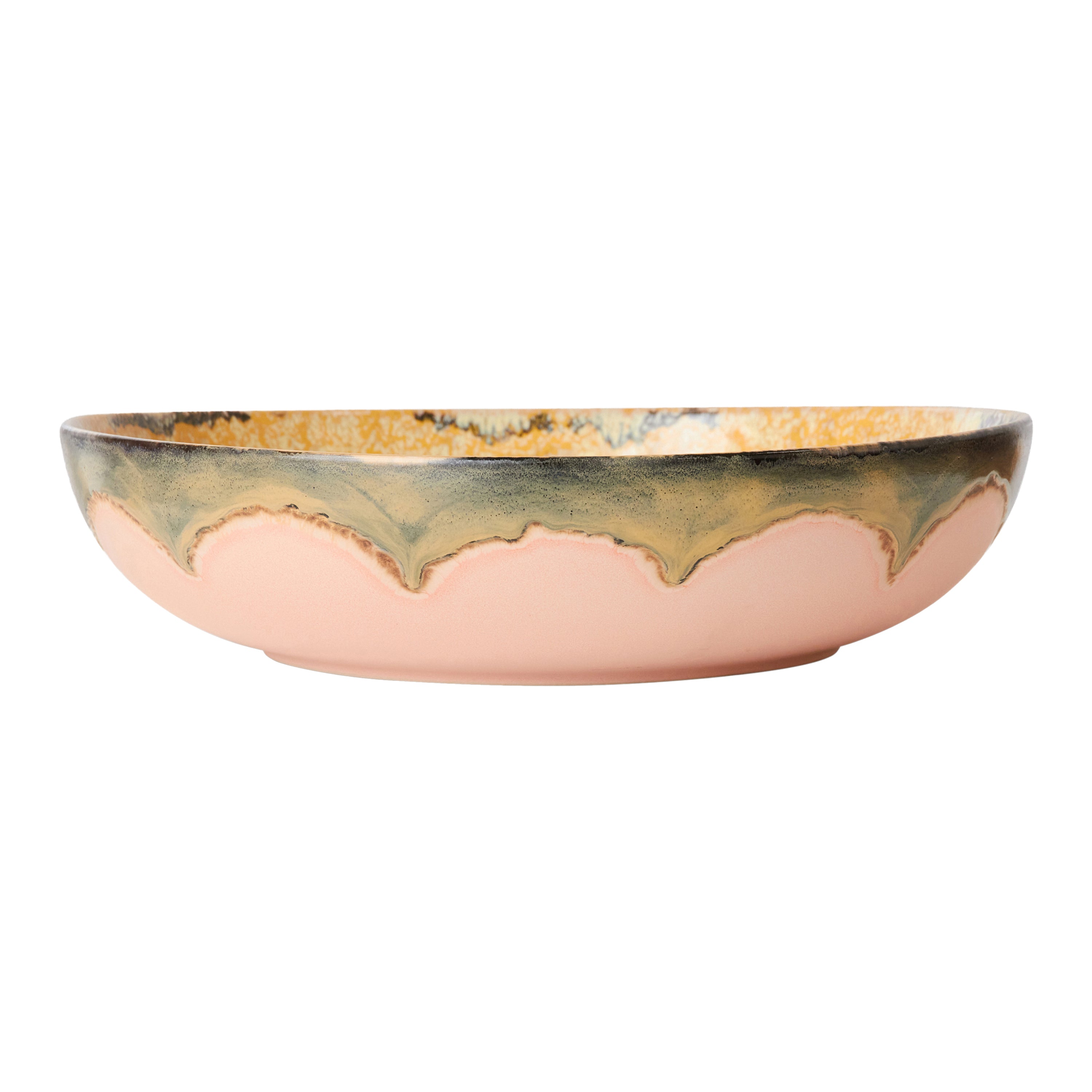 HKliving 70's Salade Schaal Ø 33 cm - Sunflower