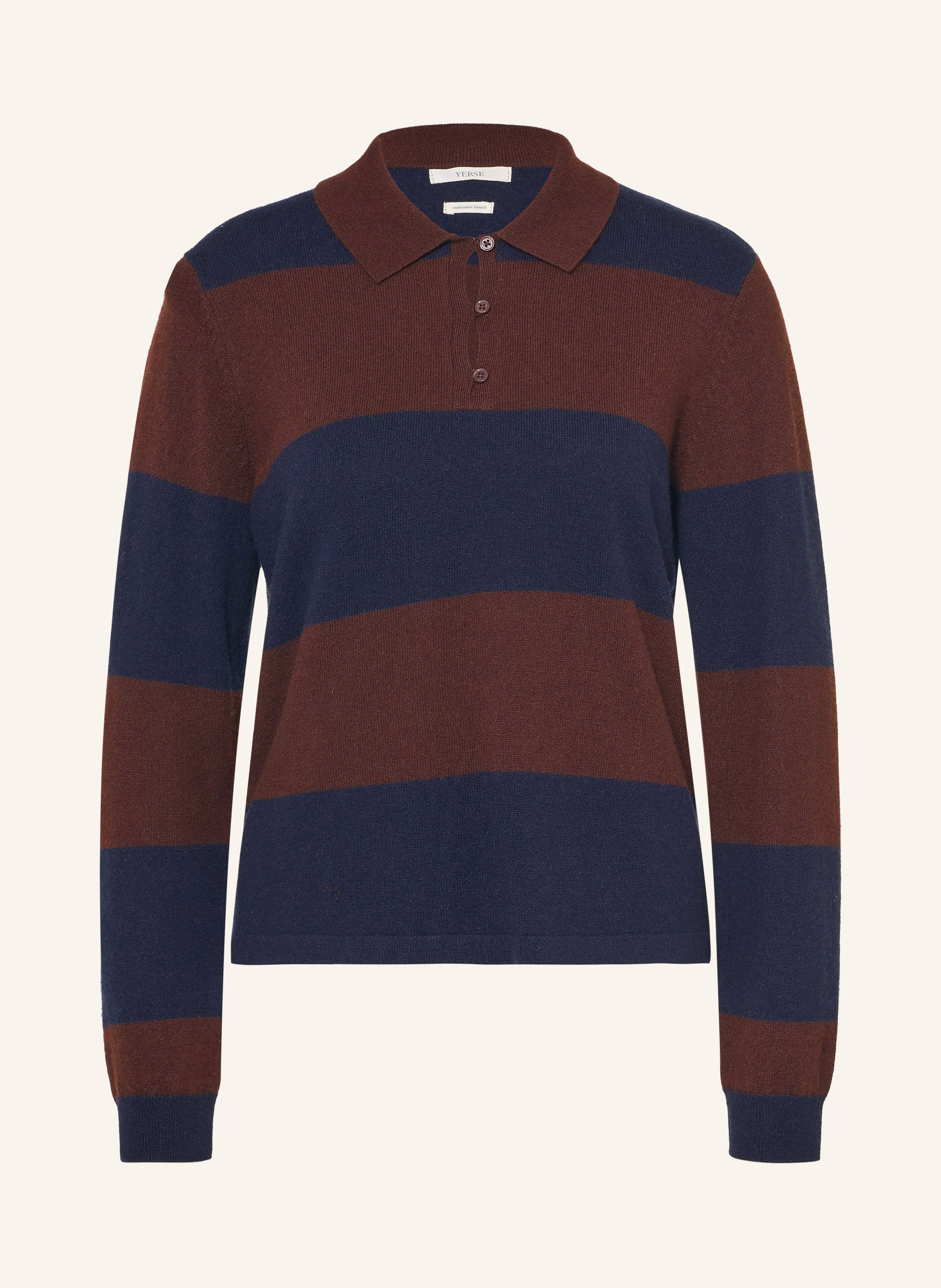 YERSE Strick-Poloshirt NORA