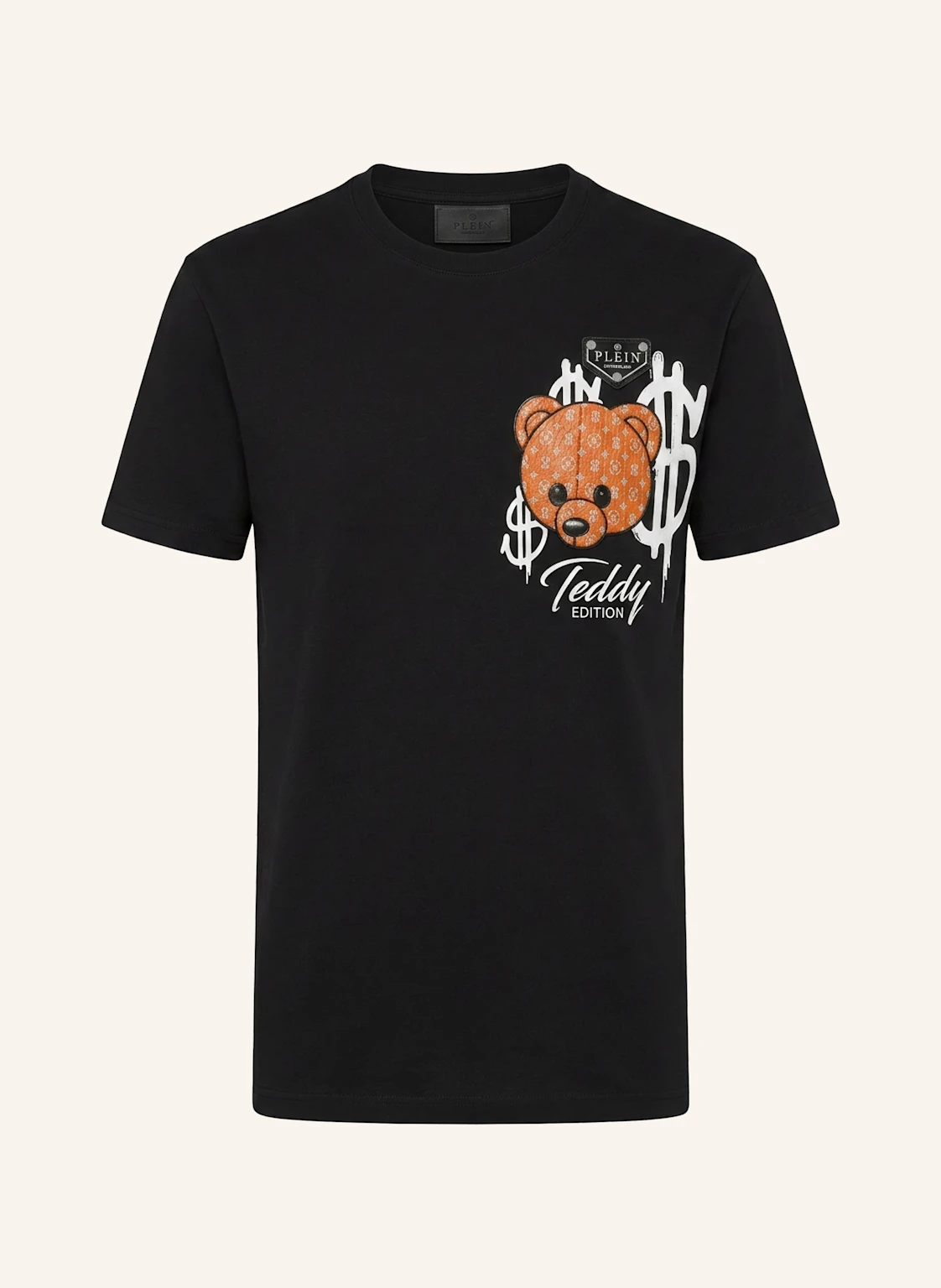 PHILIPP PLEIN Kurzarm-Rundhals-T-Shirt TEDDY