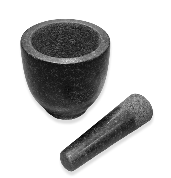 Moździerz z powłoką granitową kamień granit 12x12cm KINGHOFF