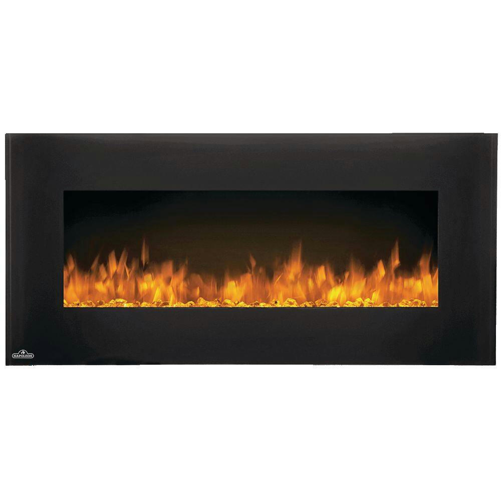 Napoleon Wall Mount Electric Fireplace, 42-in, 1500W, Includes Remote Control, Black