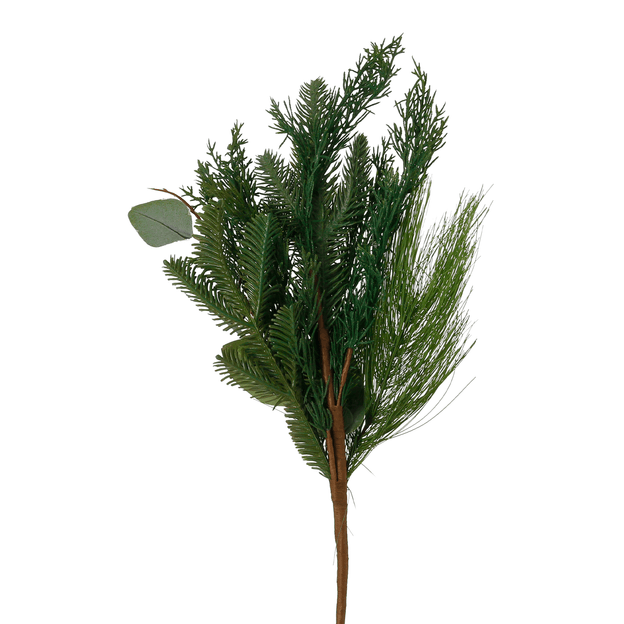 GALHO PINHEIRO DECORATIVO PICK 57 CM VILAREJO NOEL