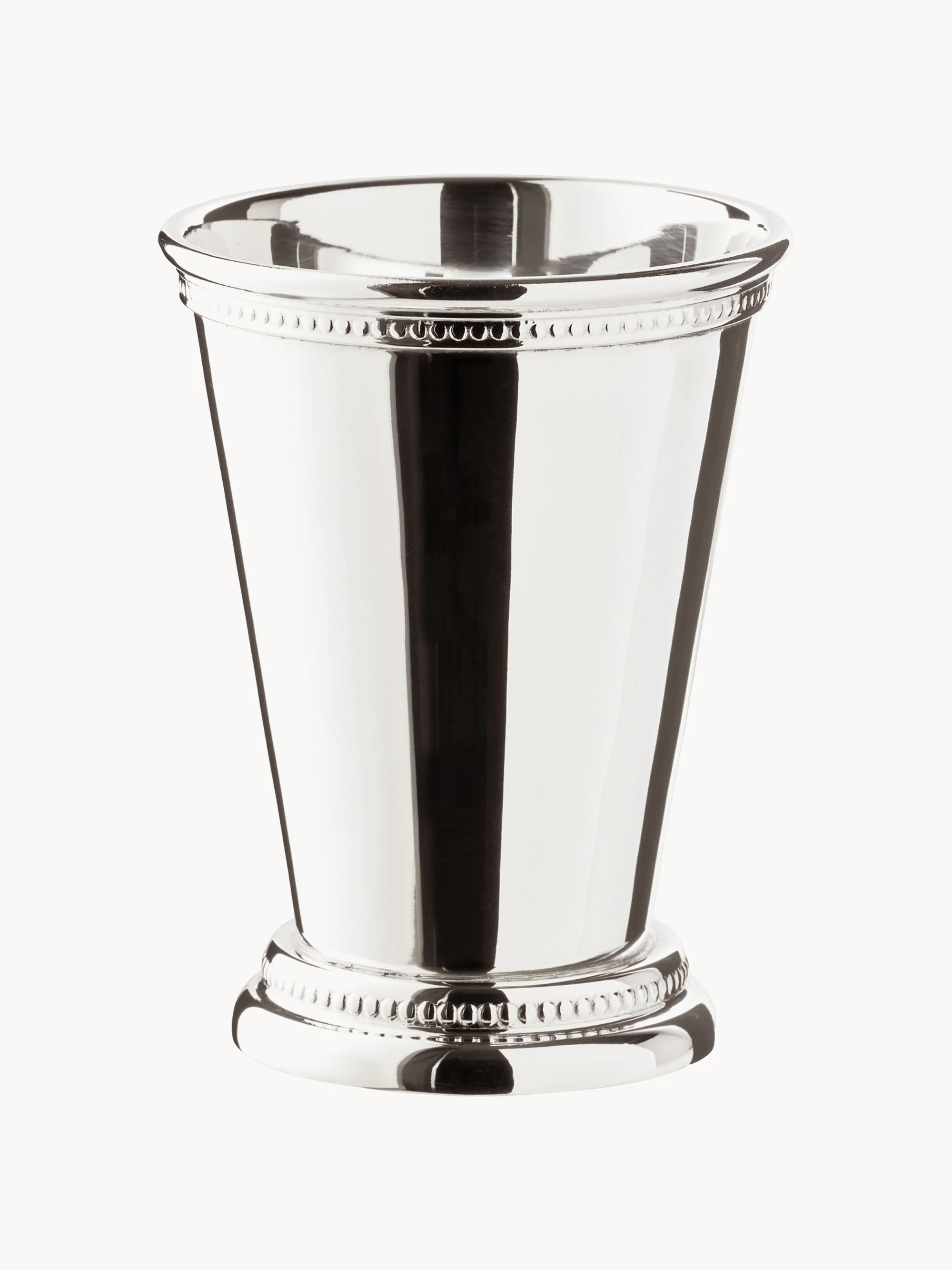 Handgefertigte Vase Perla, versilbert