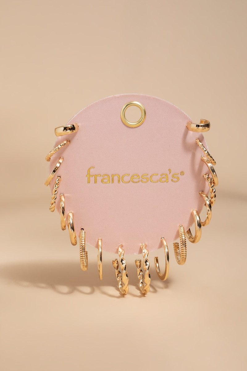 Blair Gold Hoop Earring Pack