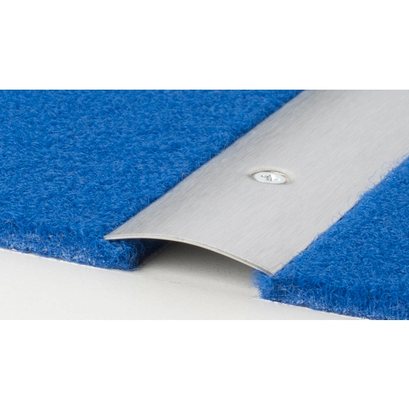 Übergangsprofil, BxL: 30 x 1000 mm, Höhe: 4 mm, edelstahlfarben
