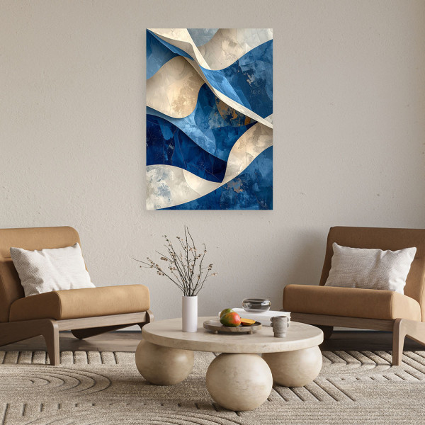 Obraz do salonu sypialni biura, Abstrakcja kształy figury fioletowy 20x30