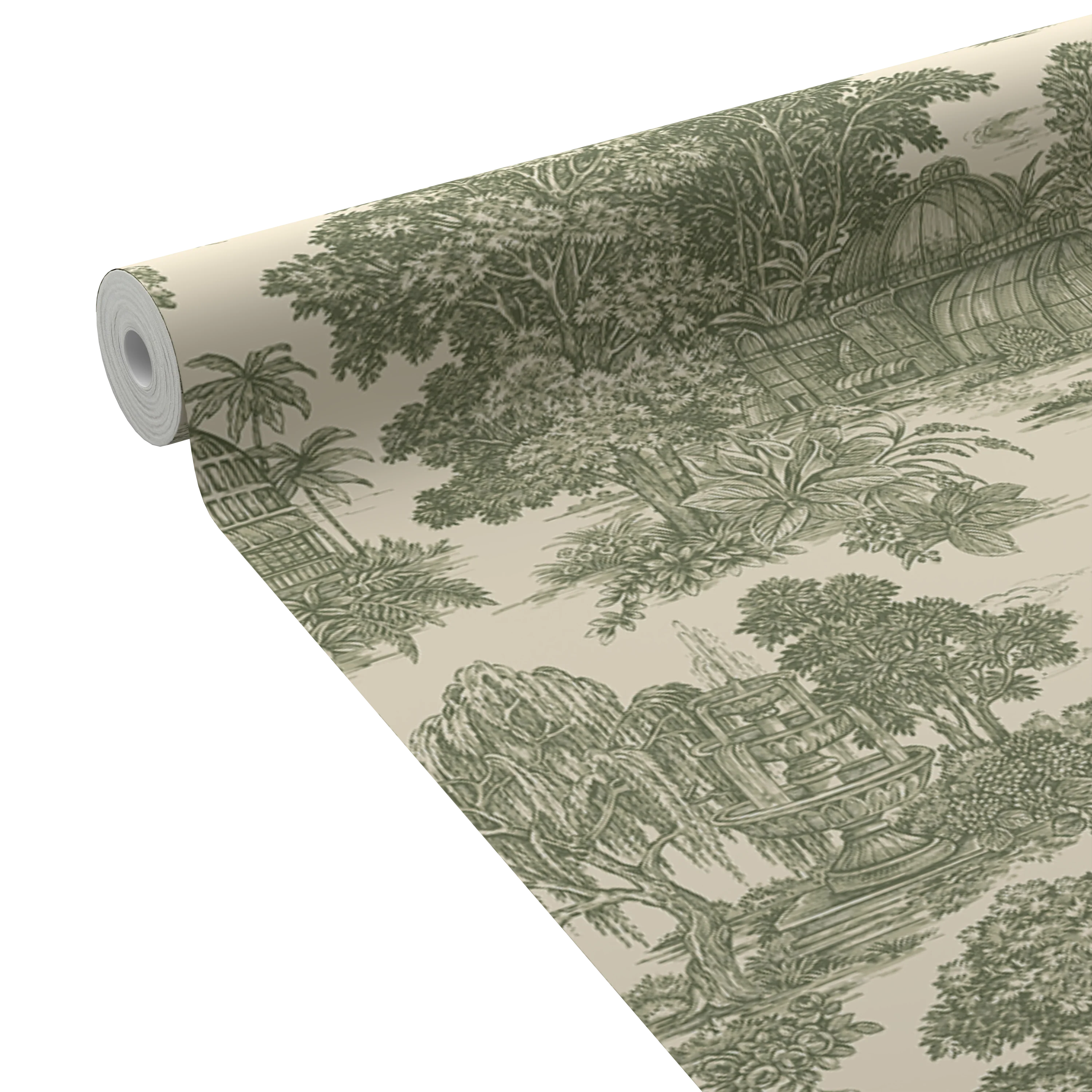 HOLDEN DECOR Papier peint intissé BLENHEIM vert anglais