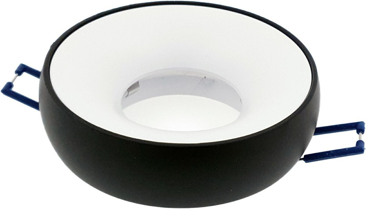 Oprawa wpuszczana okrągła czarno-biała Coloseum 1xGU10x50W IP20 IdeaLED