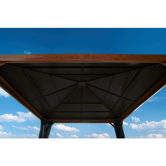 Pavillon, quadratisch, BxHxT: 363 x 310 x 363 cm