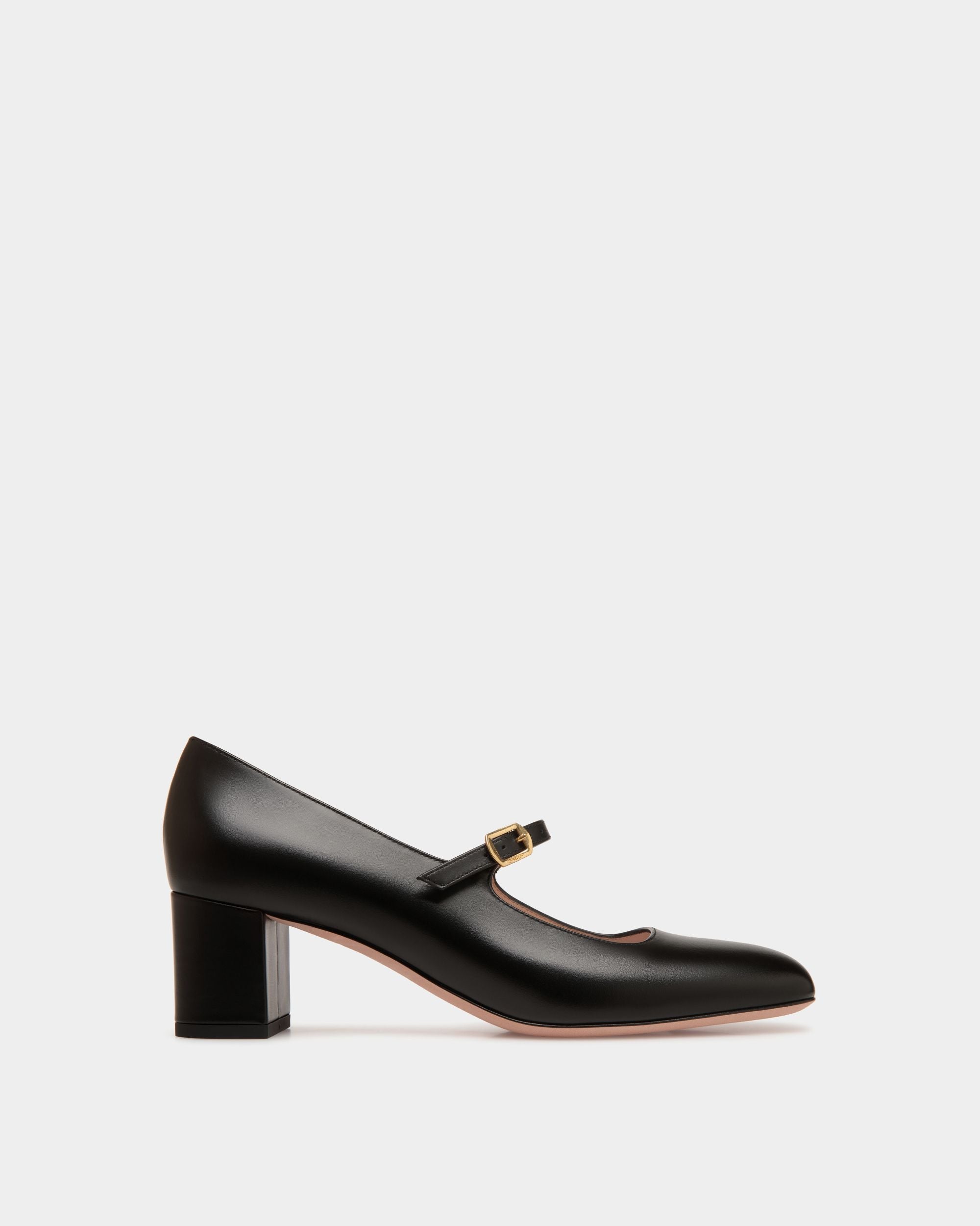 Ballyrina Pumps Aus Leder In Schwarz