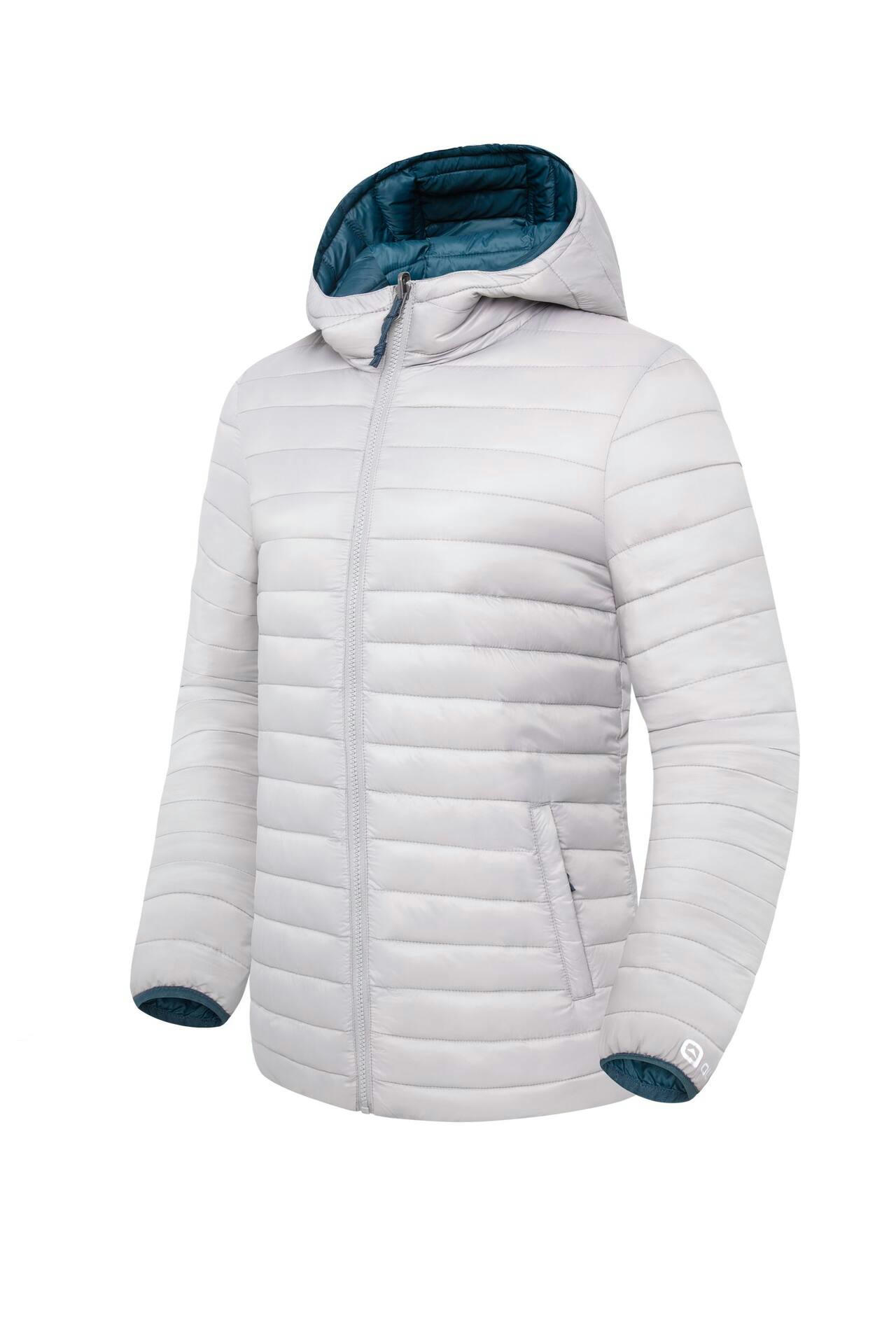Outbound Women's Stratus Reversible Puffy Jacket, Blue/Grey