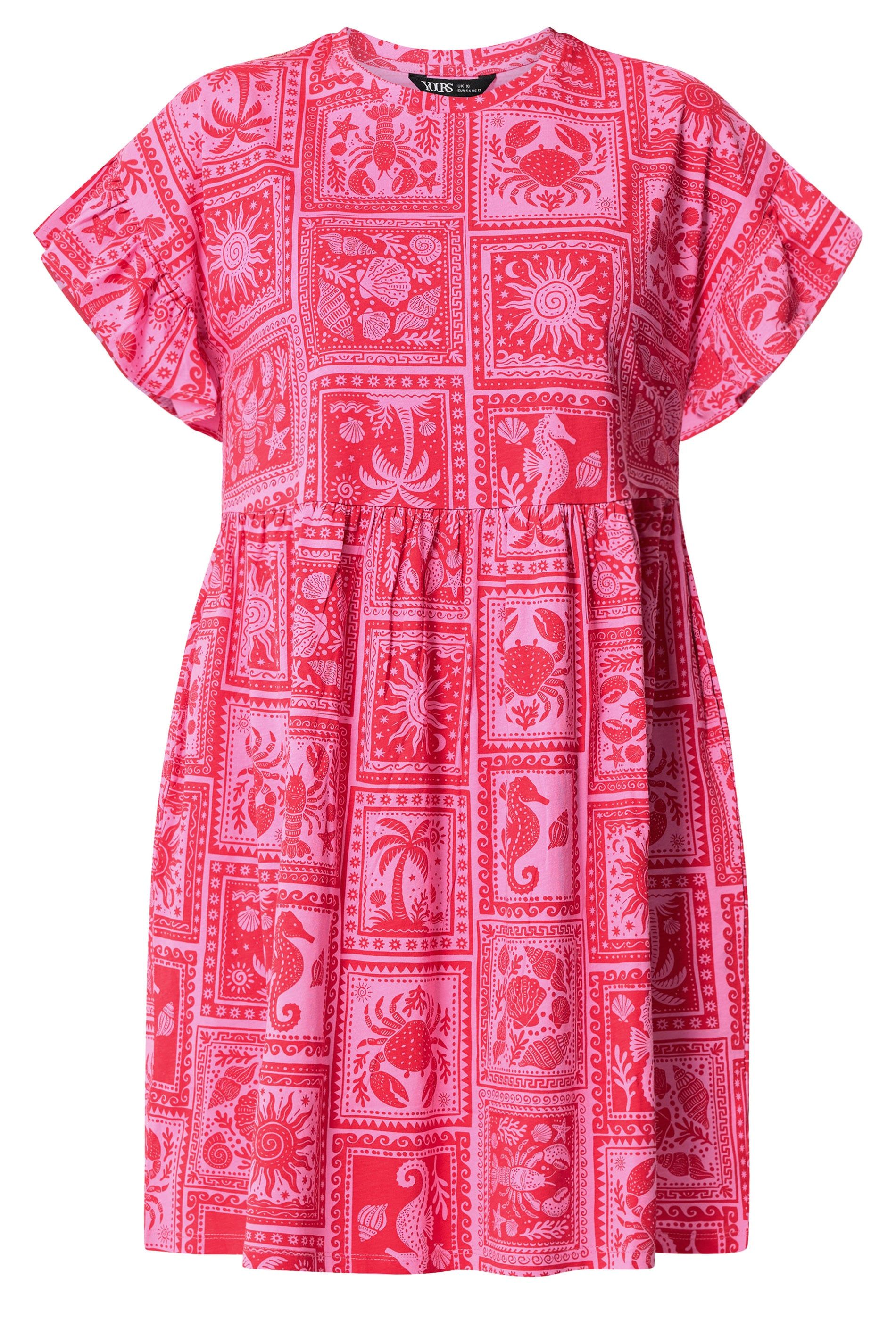 Yours Mixed Shell Tunic Dress