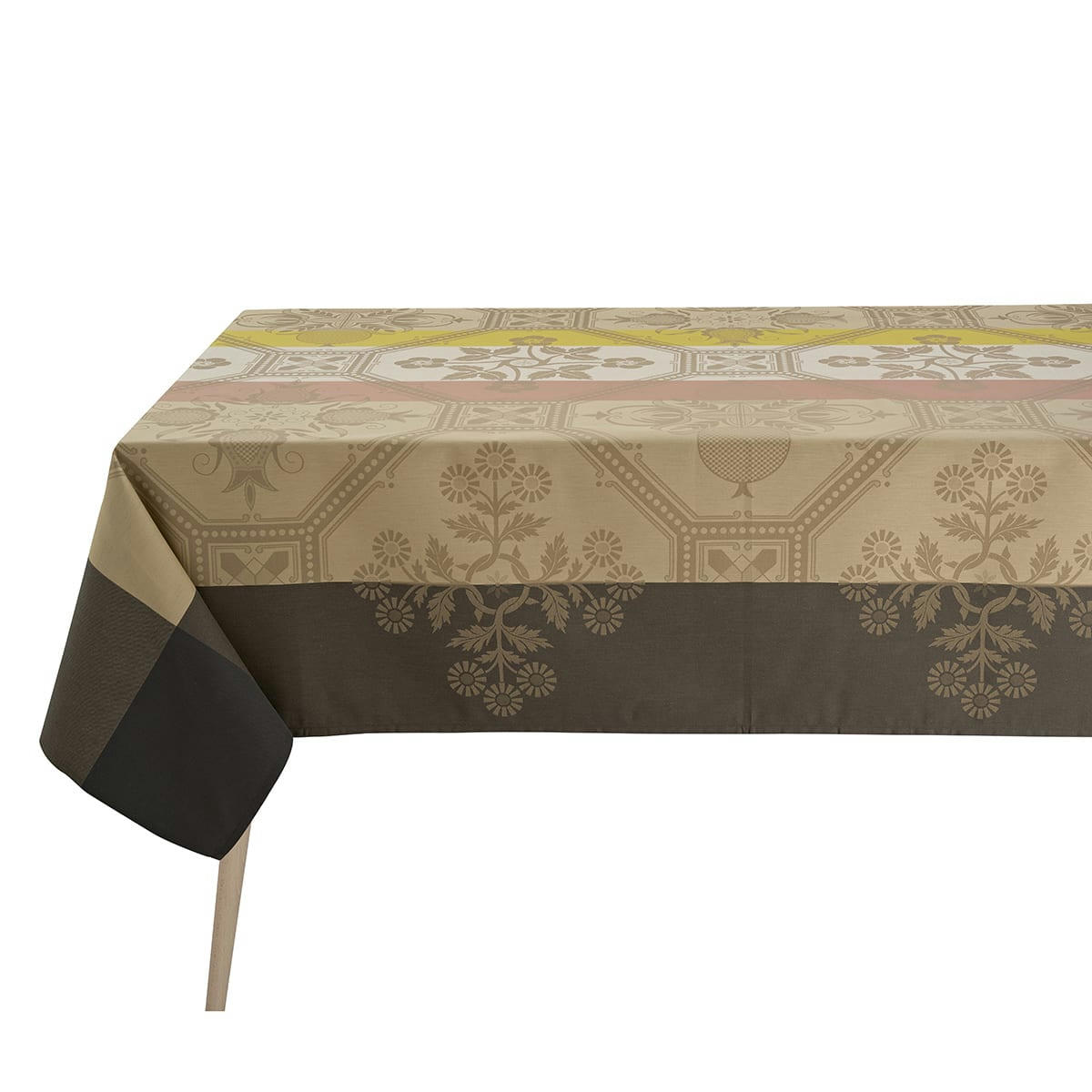 HACIENDA - Nappe en coton gres 175 x 320