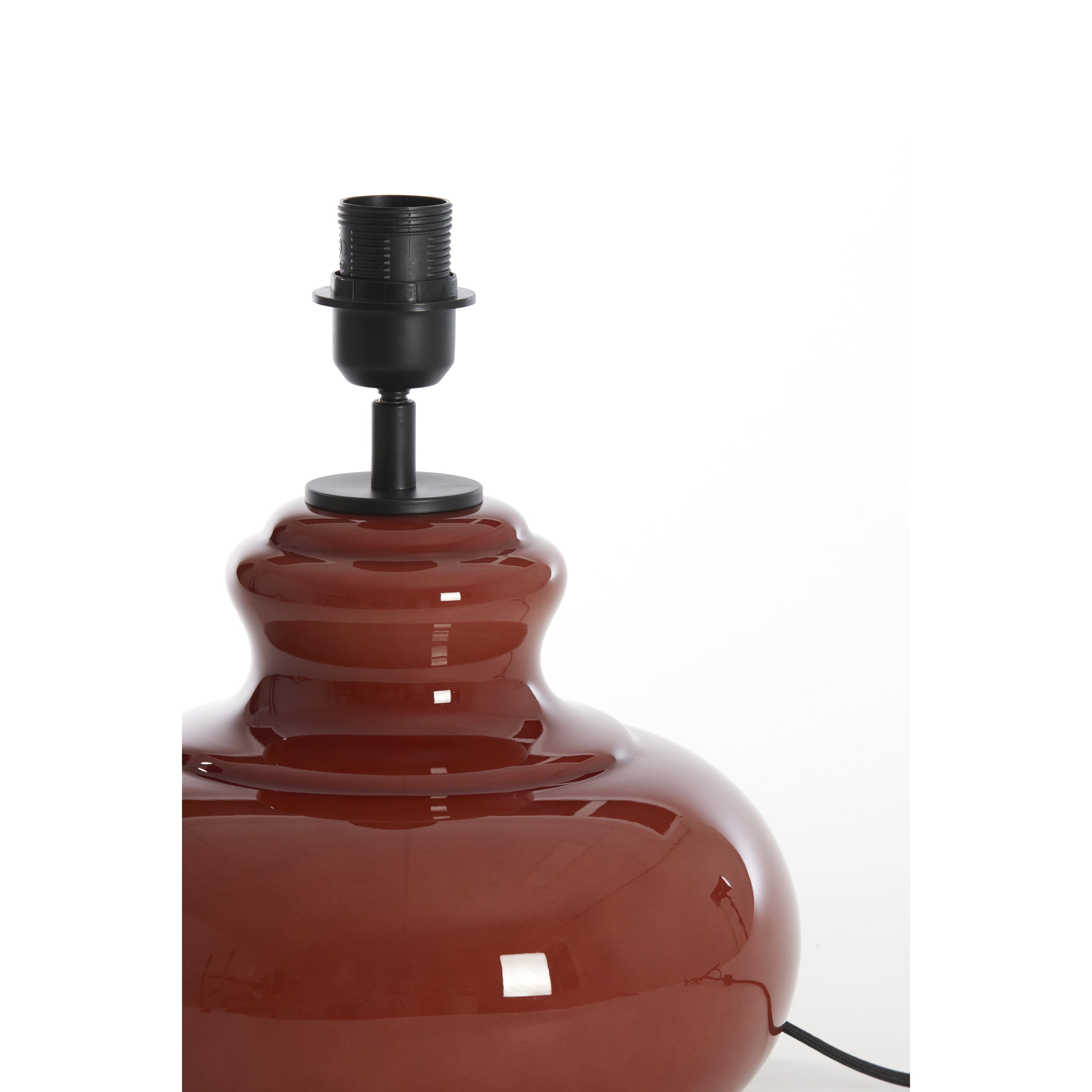 Light & Living - tafellamp - Verde - rood - glas - losse armatuur -