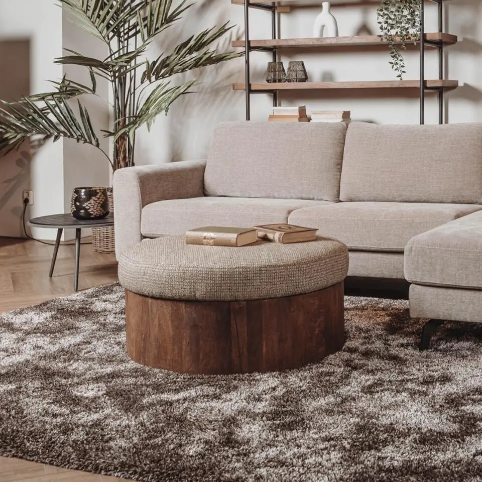 Tower Living - Ossana salontafel - ?80 cm - bruin