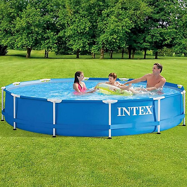 Kit piscine tubulaire métal - Intex