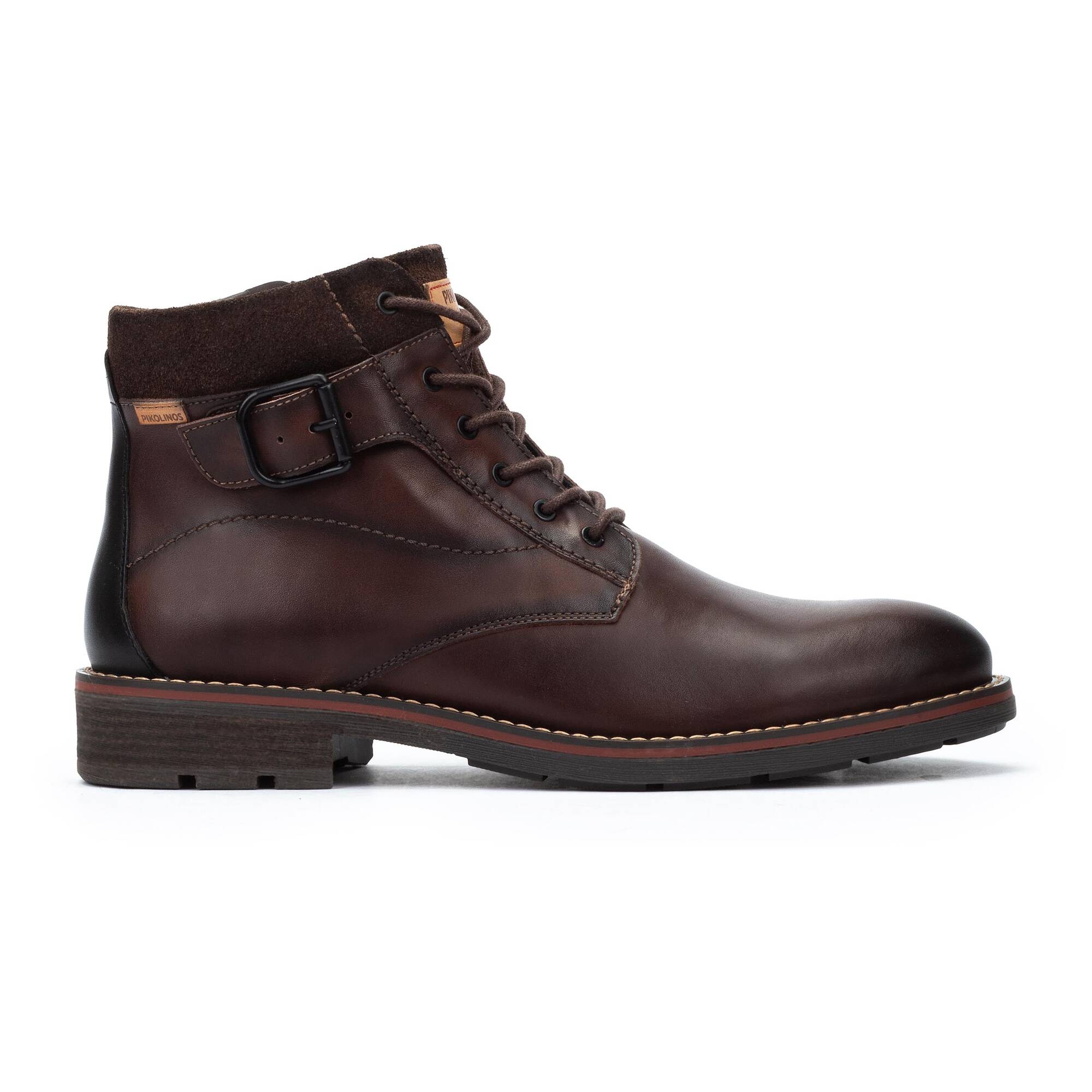 YORK - Botín con cordones y cremallera para hombre