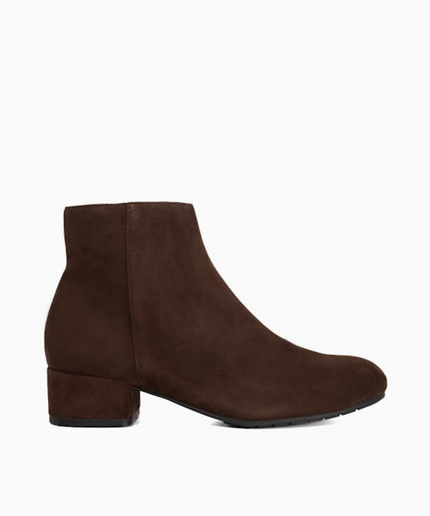Pippie Brown - Wide Fit Ankle Boots