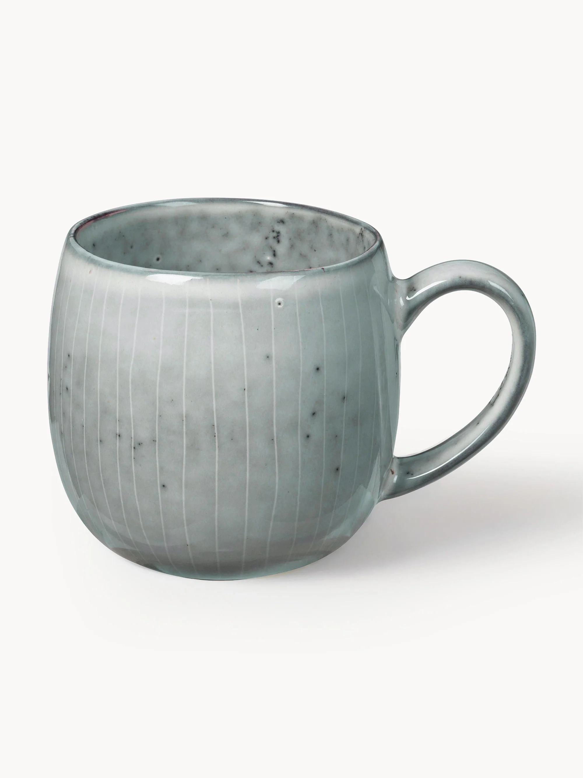 Handgefertigte XL Teetassen Nordic Sea, 2er-Set