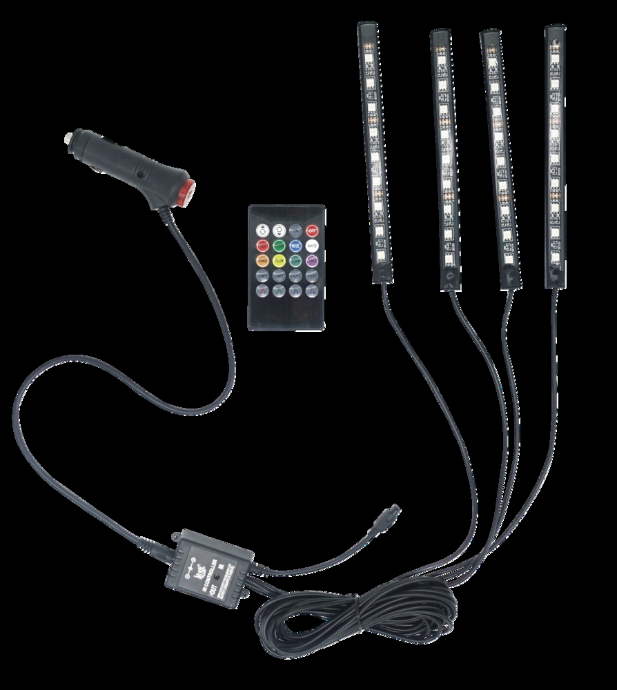 Wireless RGB Light Strip Kit, 4-pc