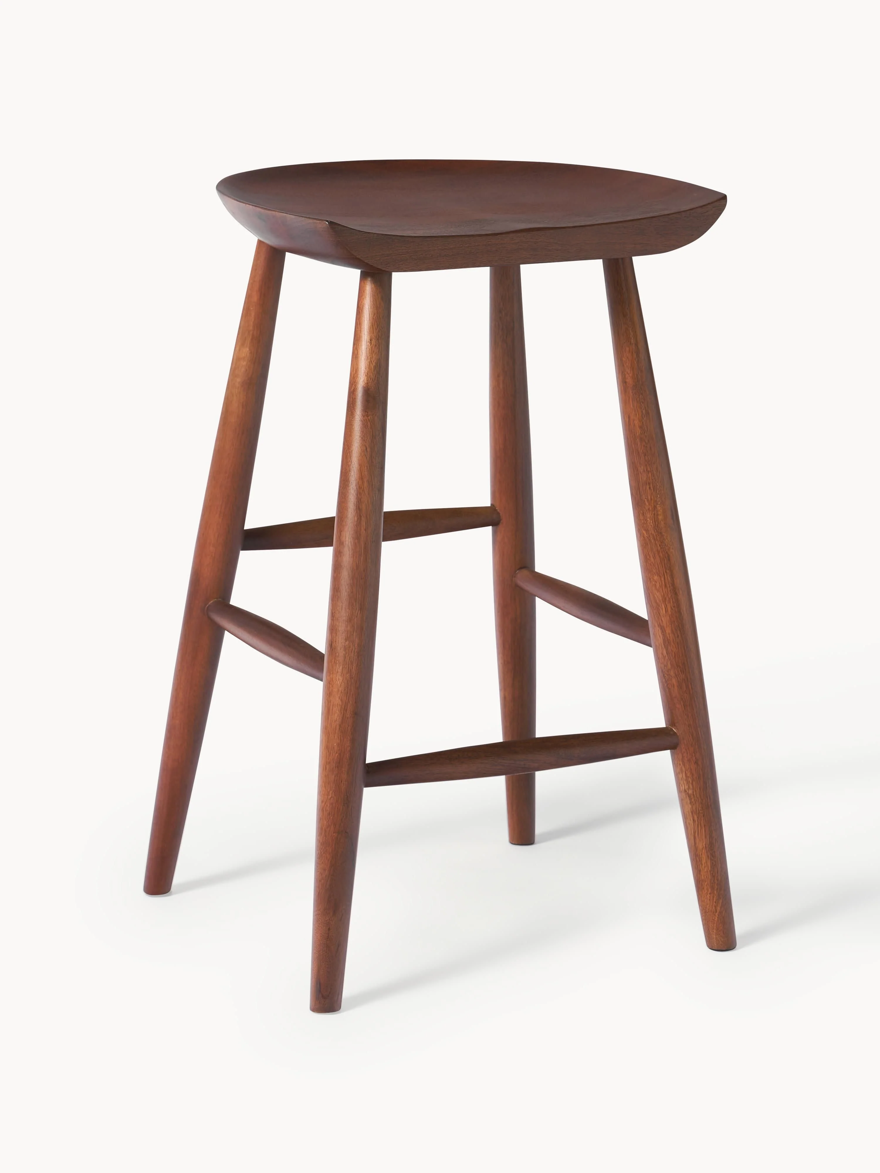 Thekenhocker Nino aus Mangoholz