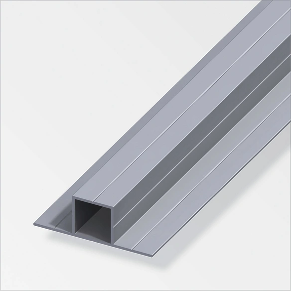 Quadratrohr, BxL: 2,35 x 250 cm, Aluminium