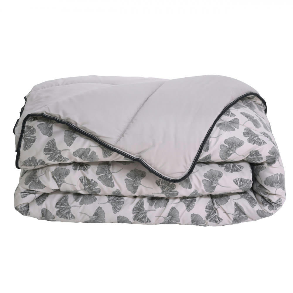 GINGKO - Couette imprimée 140x200cm 350g/m2 utilisation sans housse