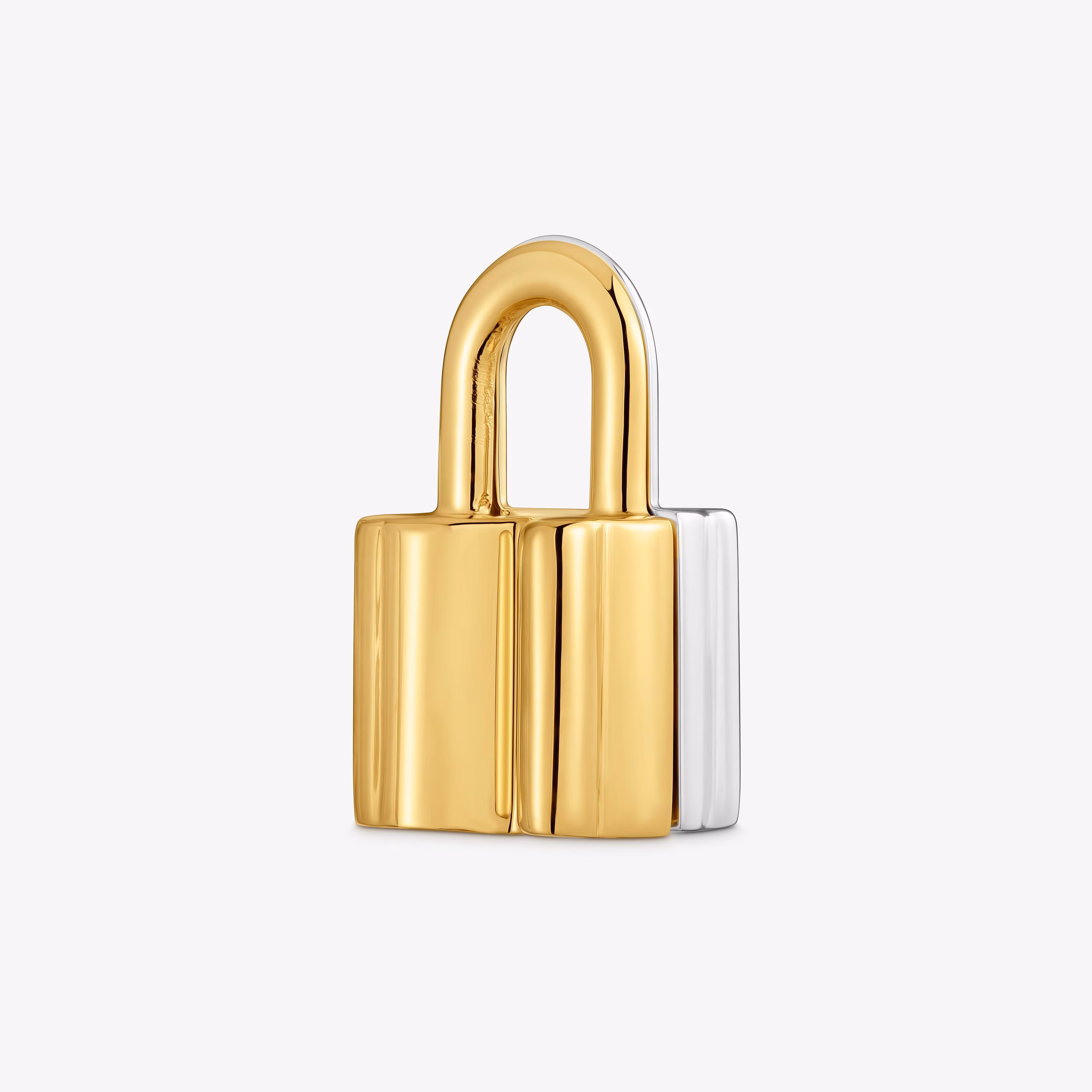 Colgante bicolor motivo oso candado 26 mm TOUS Unlock