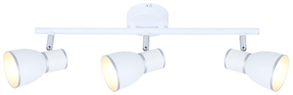 Lampa sufitowa FIDO listwa 3x40w e14 biały chrom