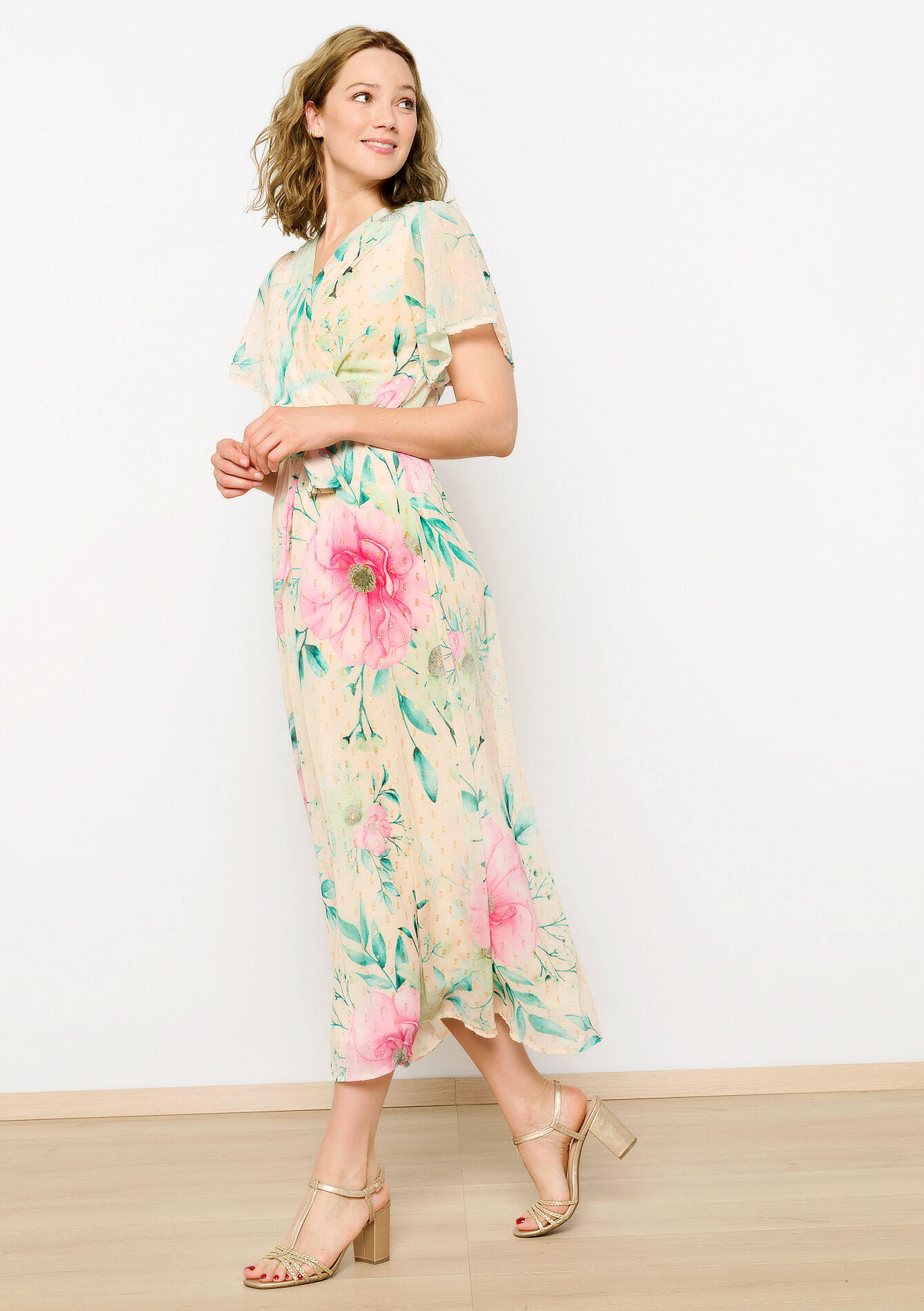 Maxi-jurk met bloemenprint