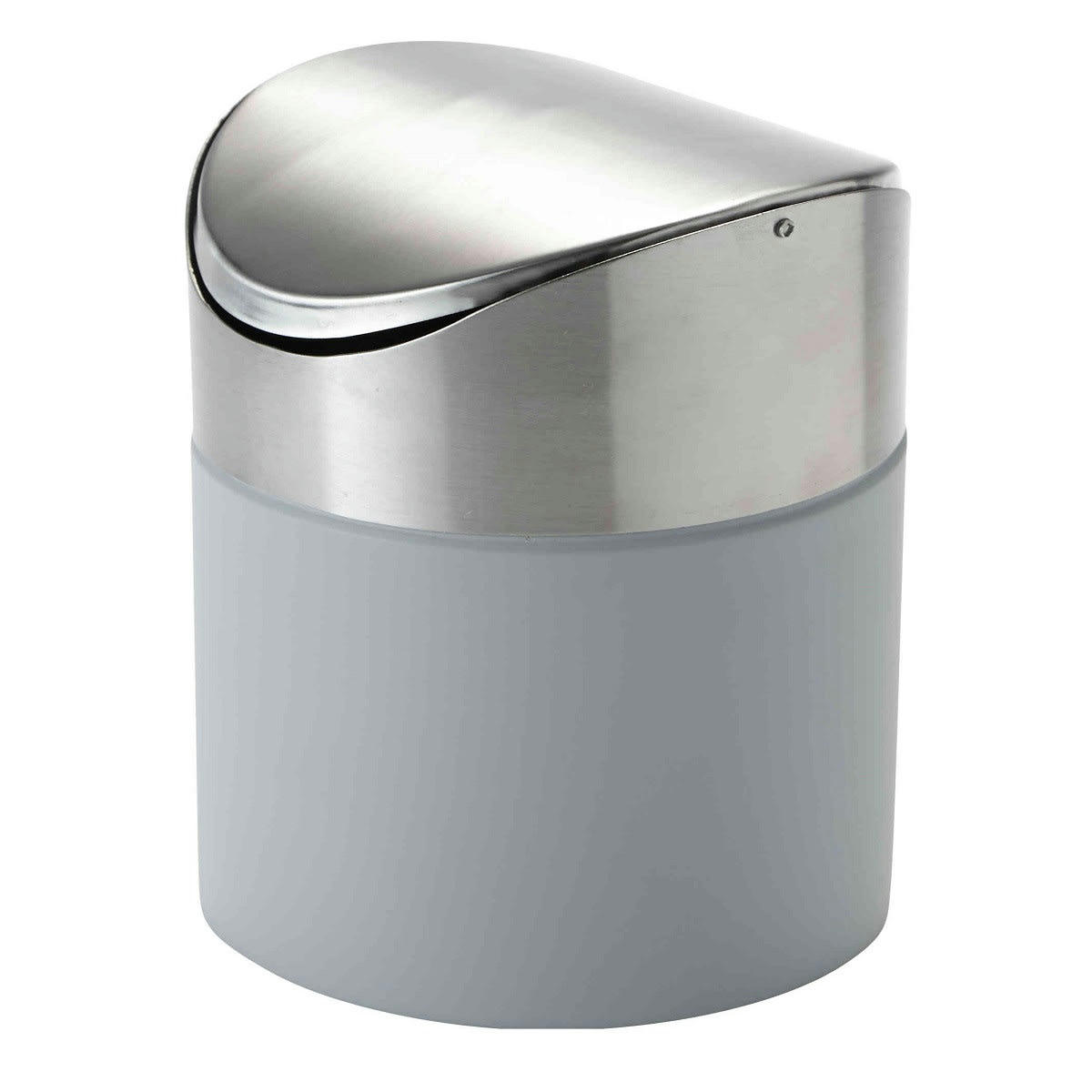 TONCO - Poubelle à coton 1.5L en Acier inoxydable perle