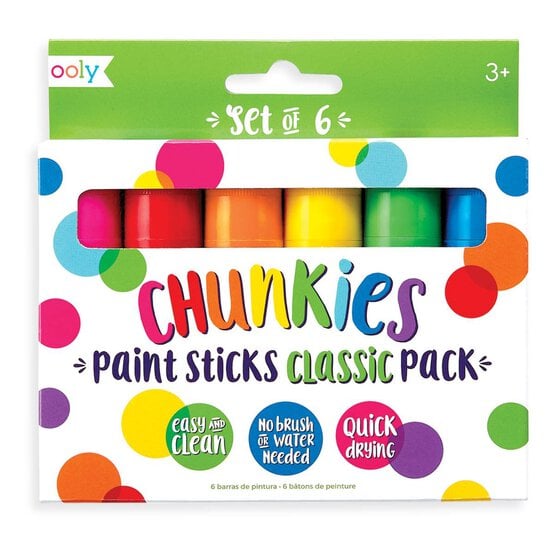 Chunkies Classic Paint Sticks 6 Pack