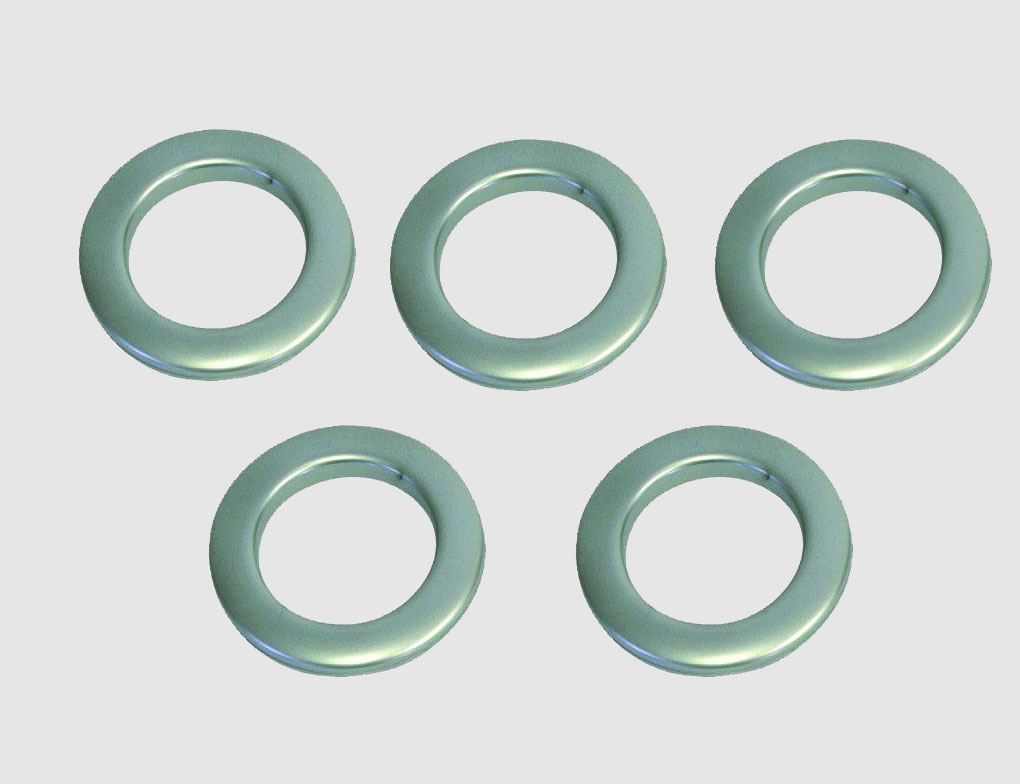 Kunststoffösen Chrom 40 mm
