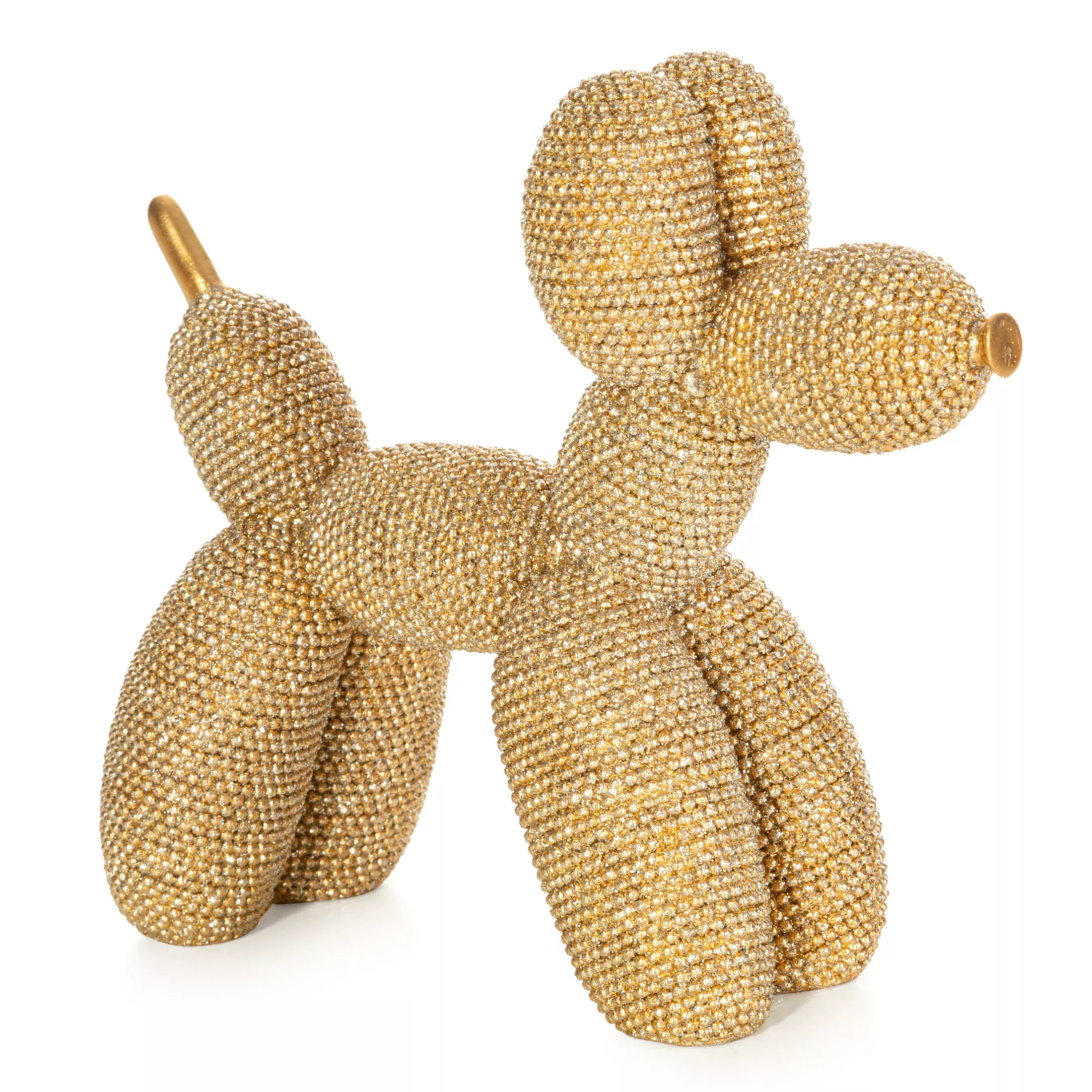 Figurka złota pieso drobnym strukturalnym wzorze 18x7x16 cm ELDO 2