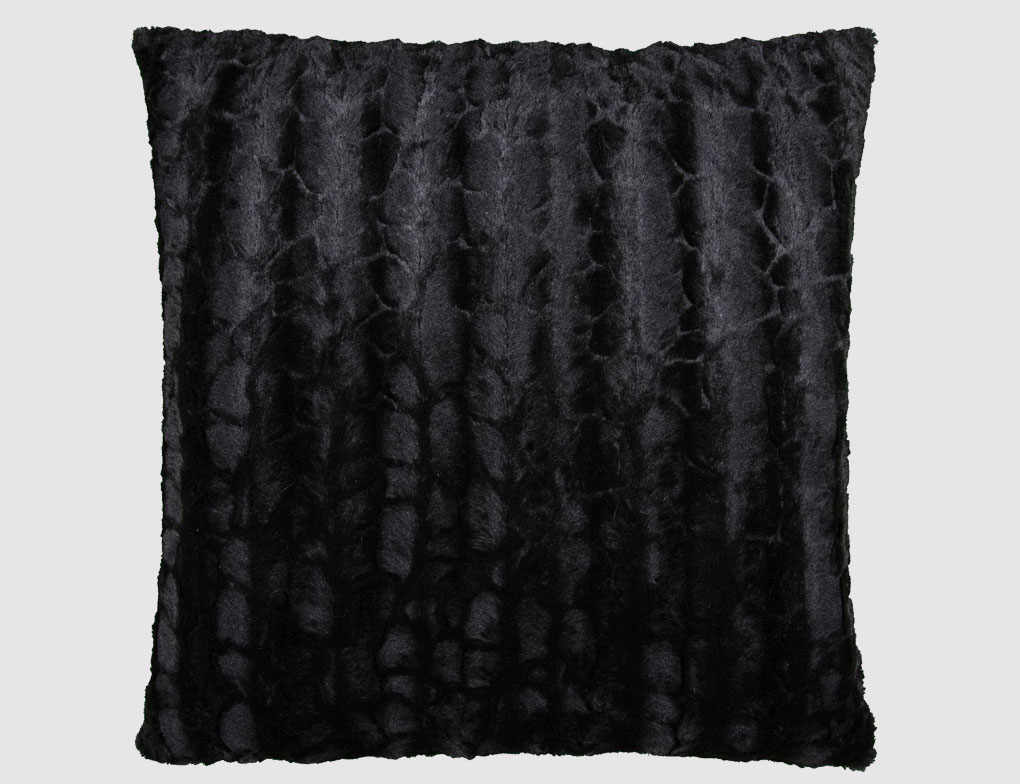 Bodenkissen Fury Schwarz 60x60cm