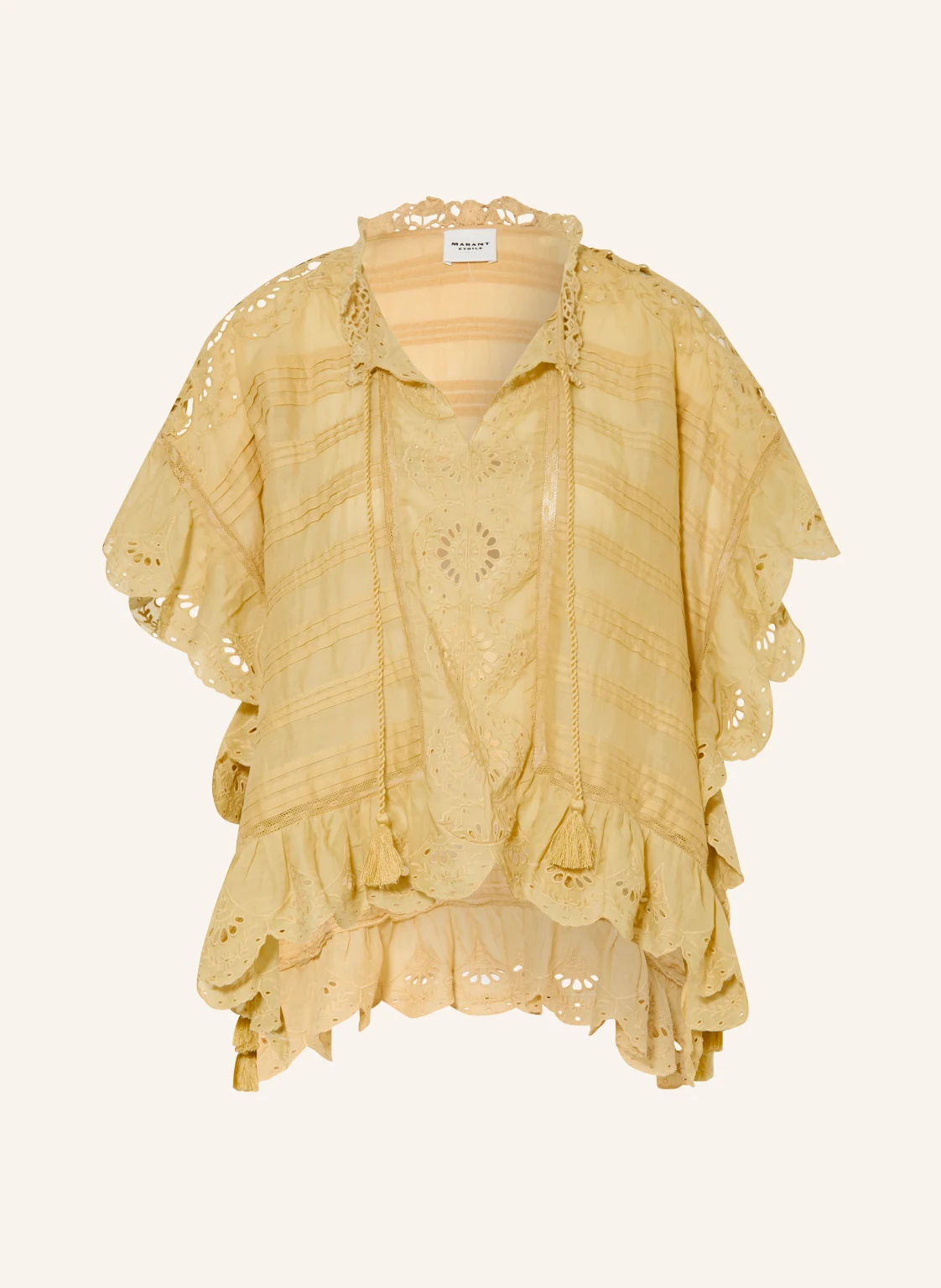 MARANT ÉTOILE Blusenshirt PAYTON mit Lochspitze