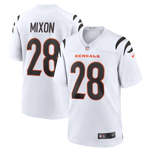 Joe Mixon Cincinnati Bengals Nike Away Game Player Jersey - White/Orange