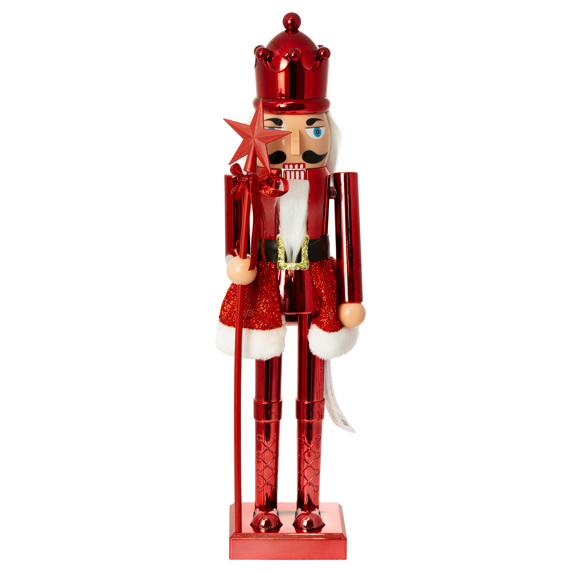Figurka Dziadek Do Orzechów 60 Cm Boże Narodzenie Czerwony