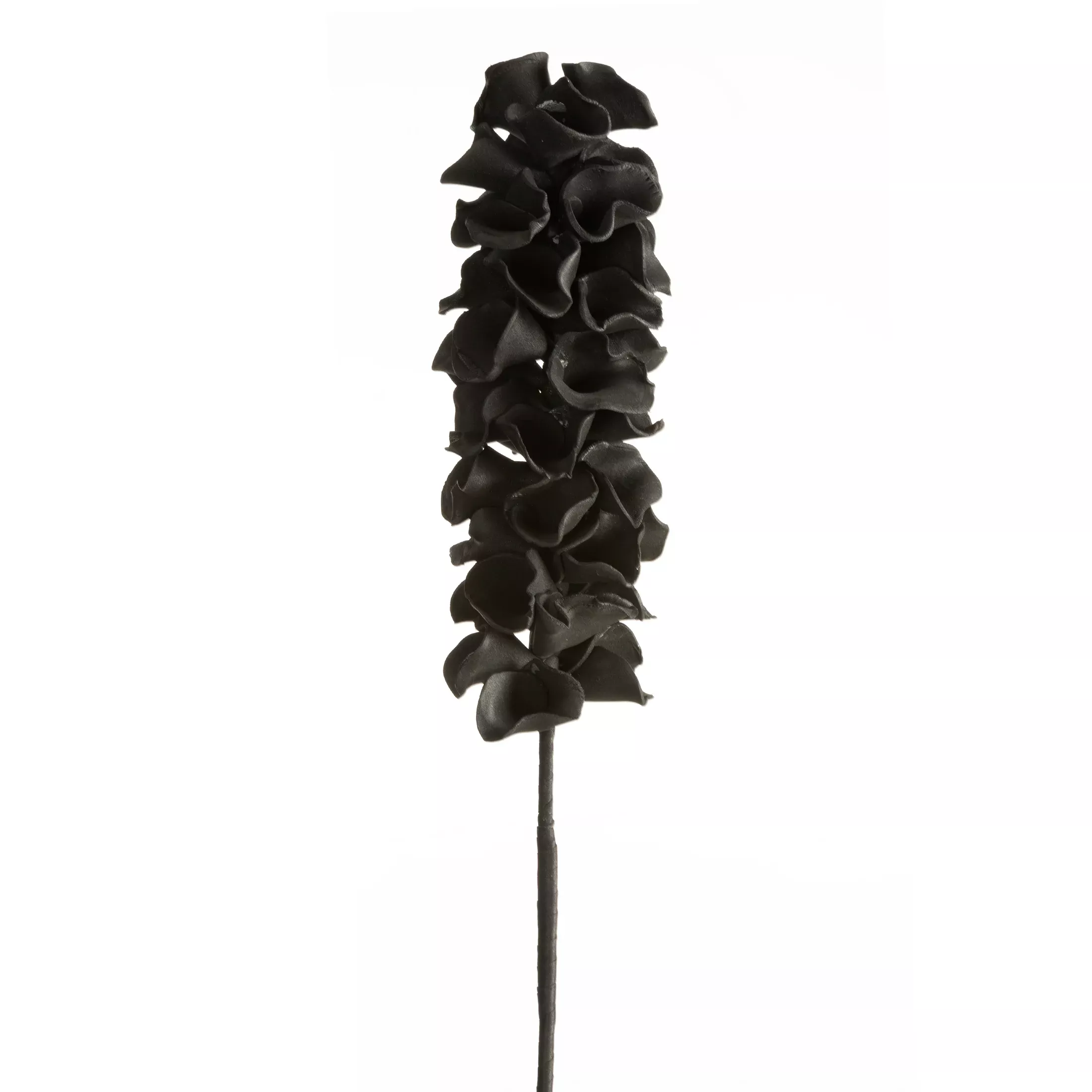 Kwiat sztuczny czarny z plastycznej pianki 90 cm
